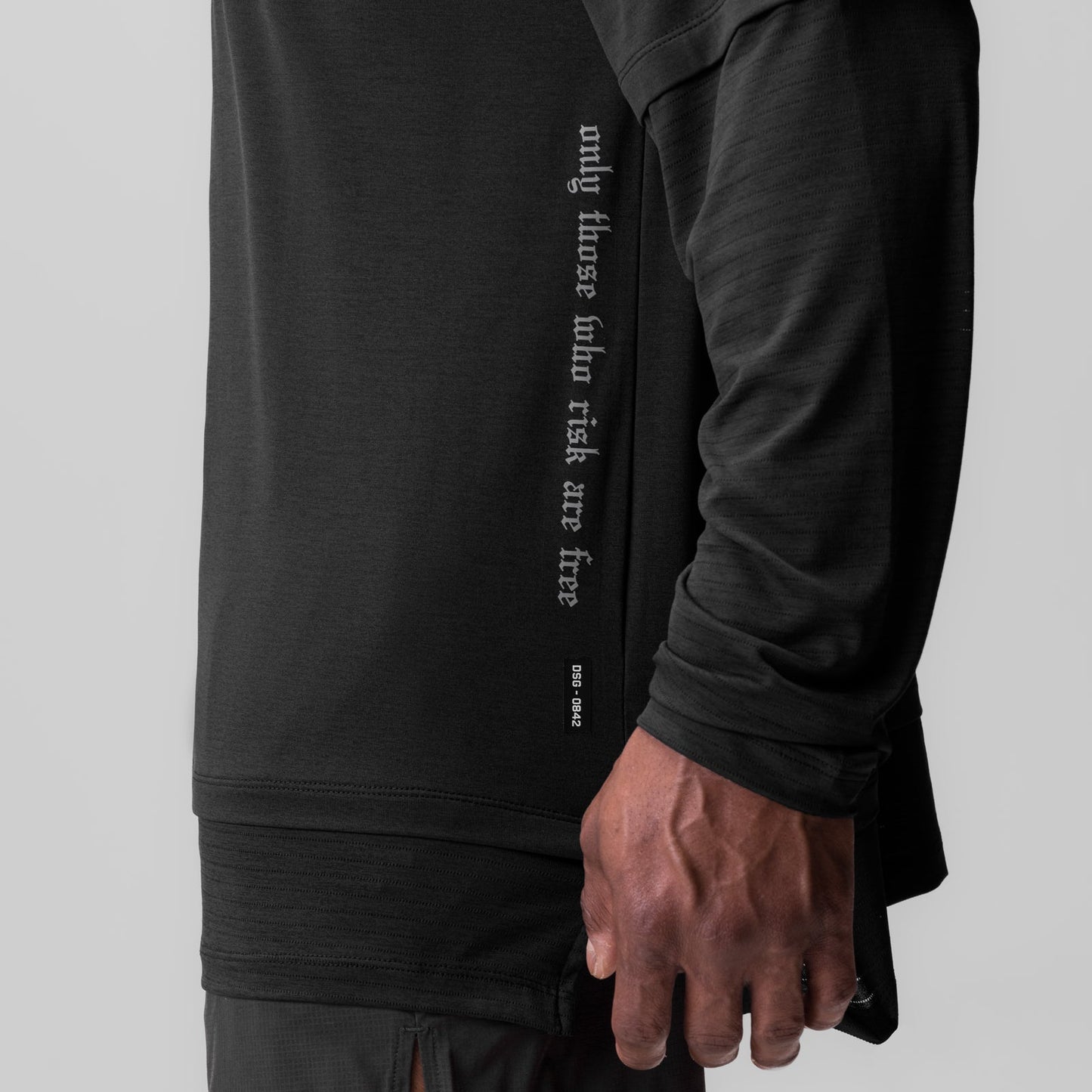 0842. 3D-Lite® 2.0 Layered Long Sleeve Black "OTWR" | ASRV Discount