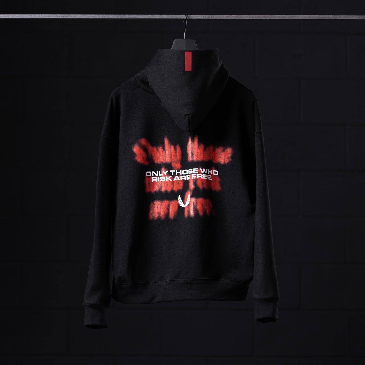0874. Tech-Terry™ Zip Pocket Hoodie Black "Risk Protocol" | ASRV discount