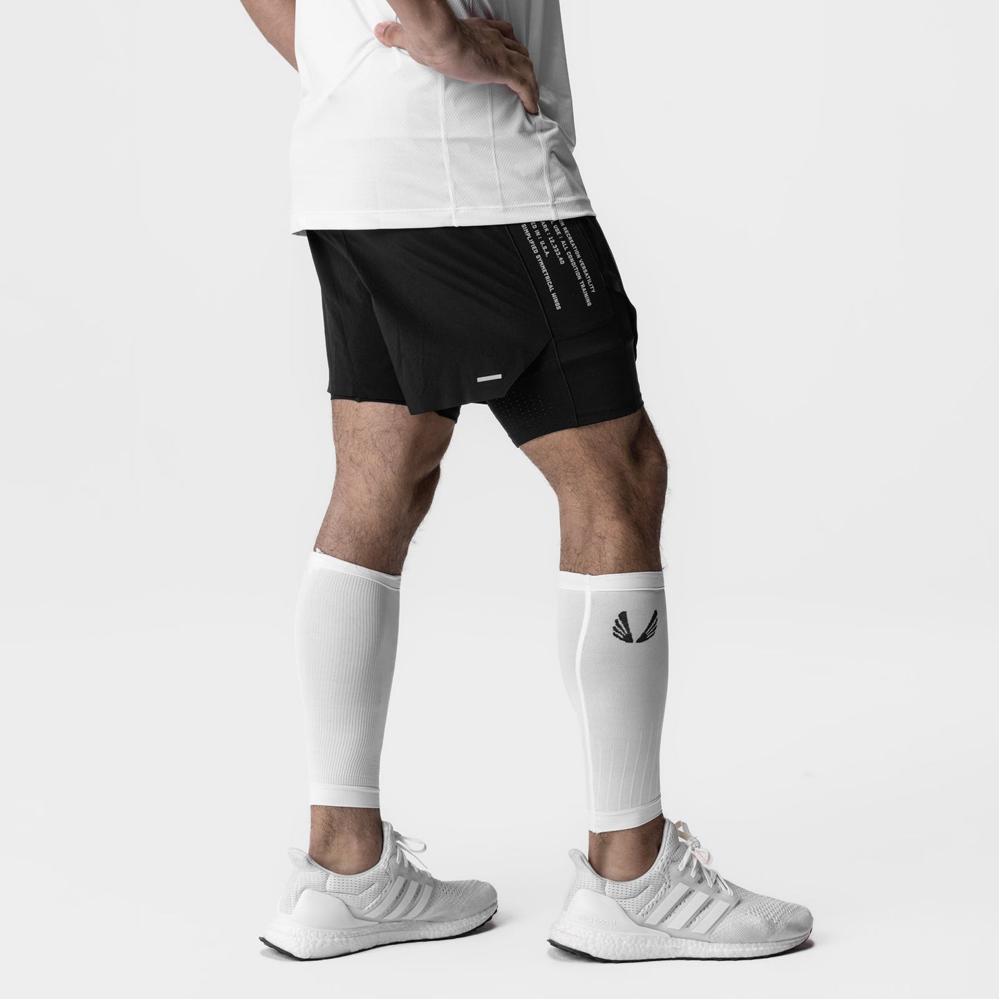0941. Body-Mapped Calf Sleeve White | ASRV on sale