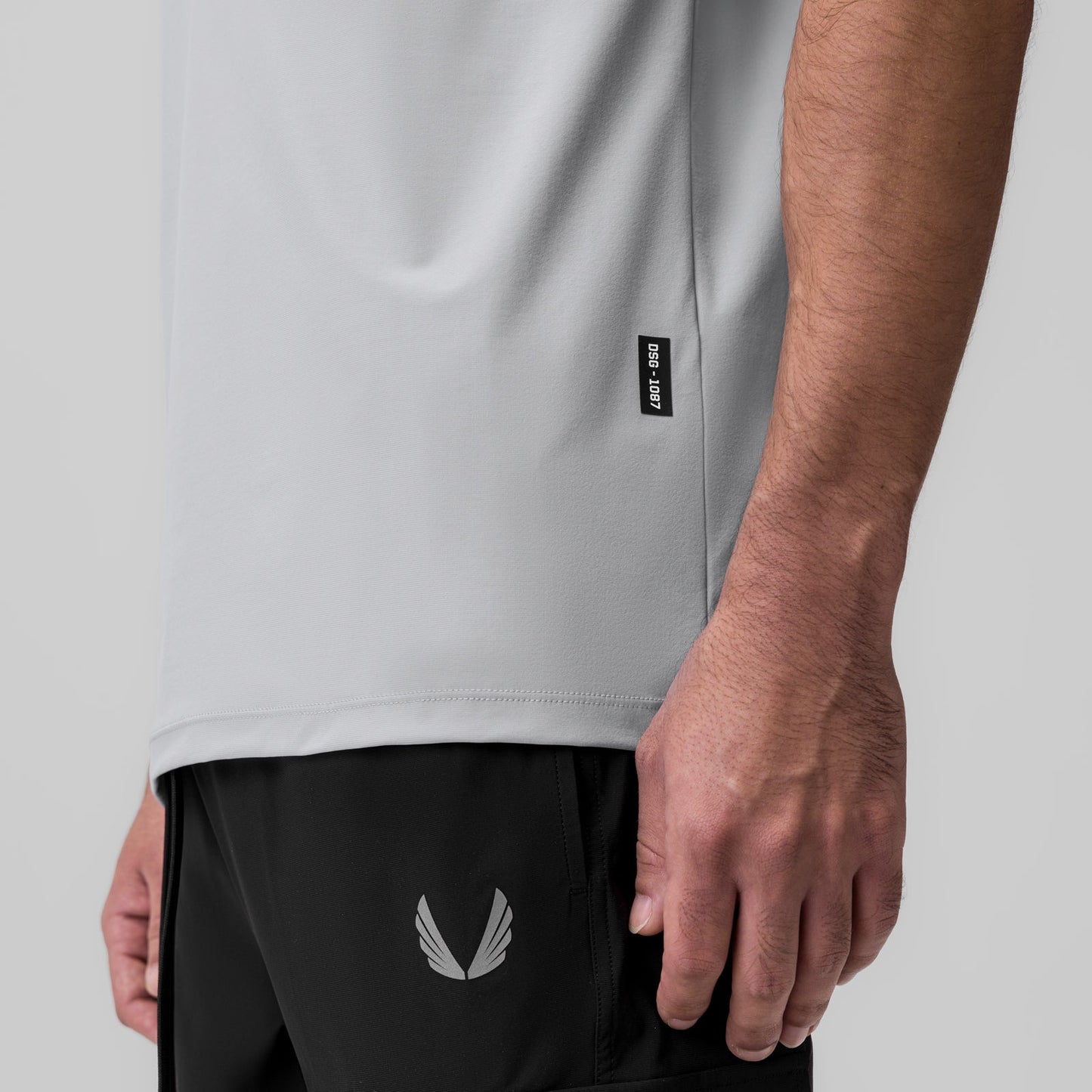 1087. Tetra-Lite® Ice Zip Tee Slate Grey | ASRV Discount