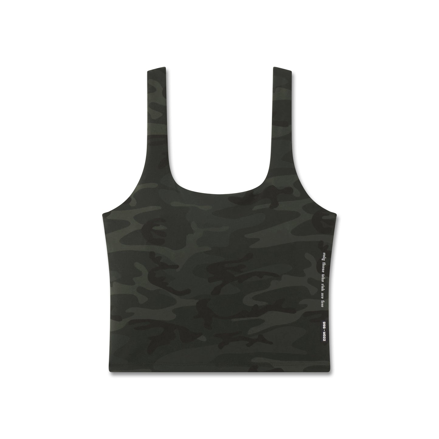 W022. LYCRA® 2-in-1 Tank Top Dark Camo | ASRV US