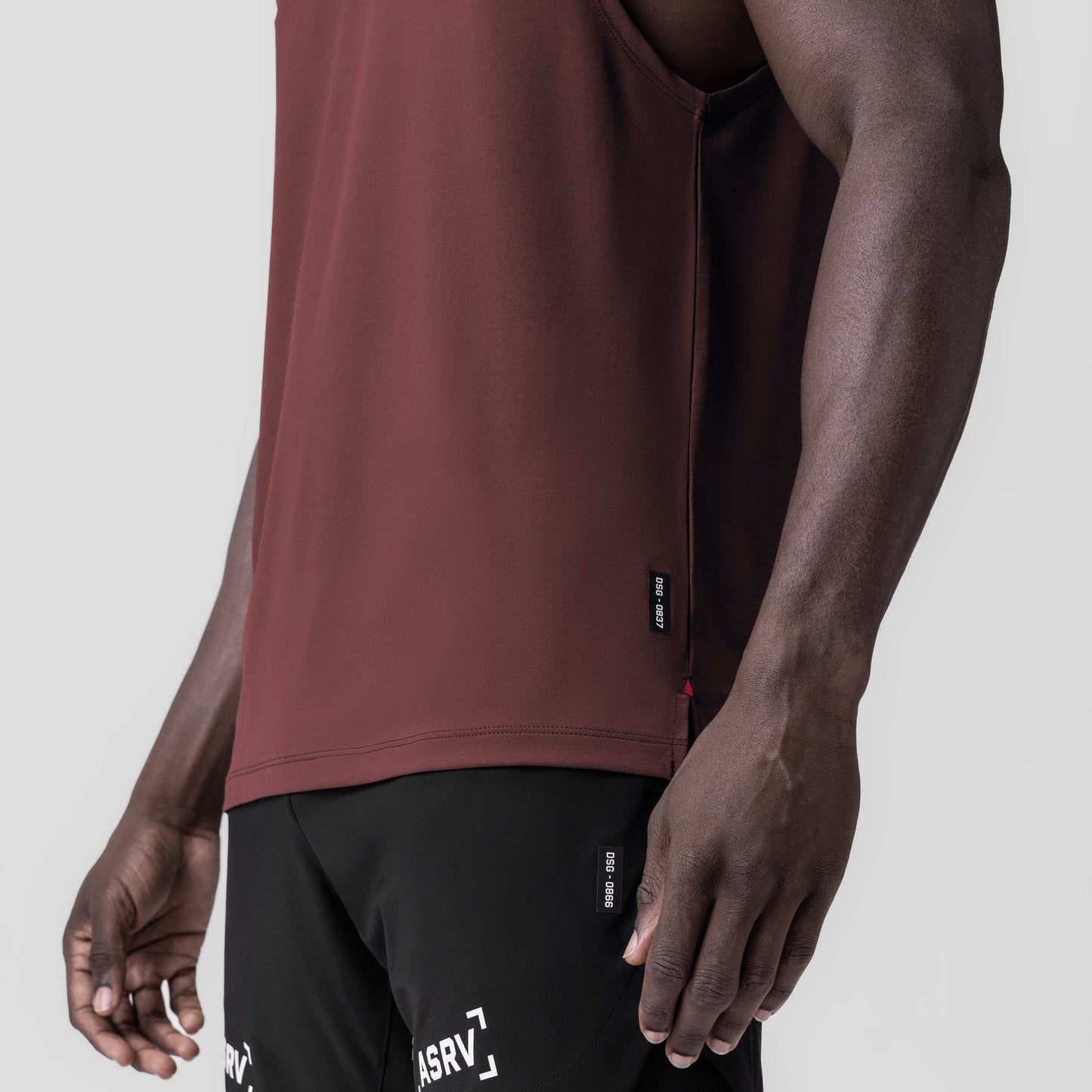 0837. 3D-Lite® 2.0 Lycra® Muscle Tank Crimson "RP" | ASRV discount
