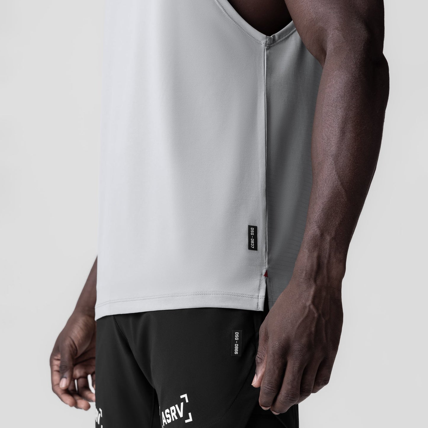 0837. 3D-Lite® 2.0 Lycra® Muscle Tank Slate Grey "RP" | ASRV US