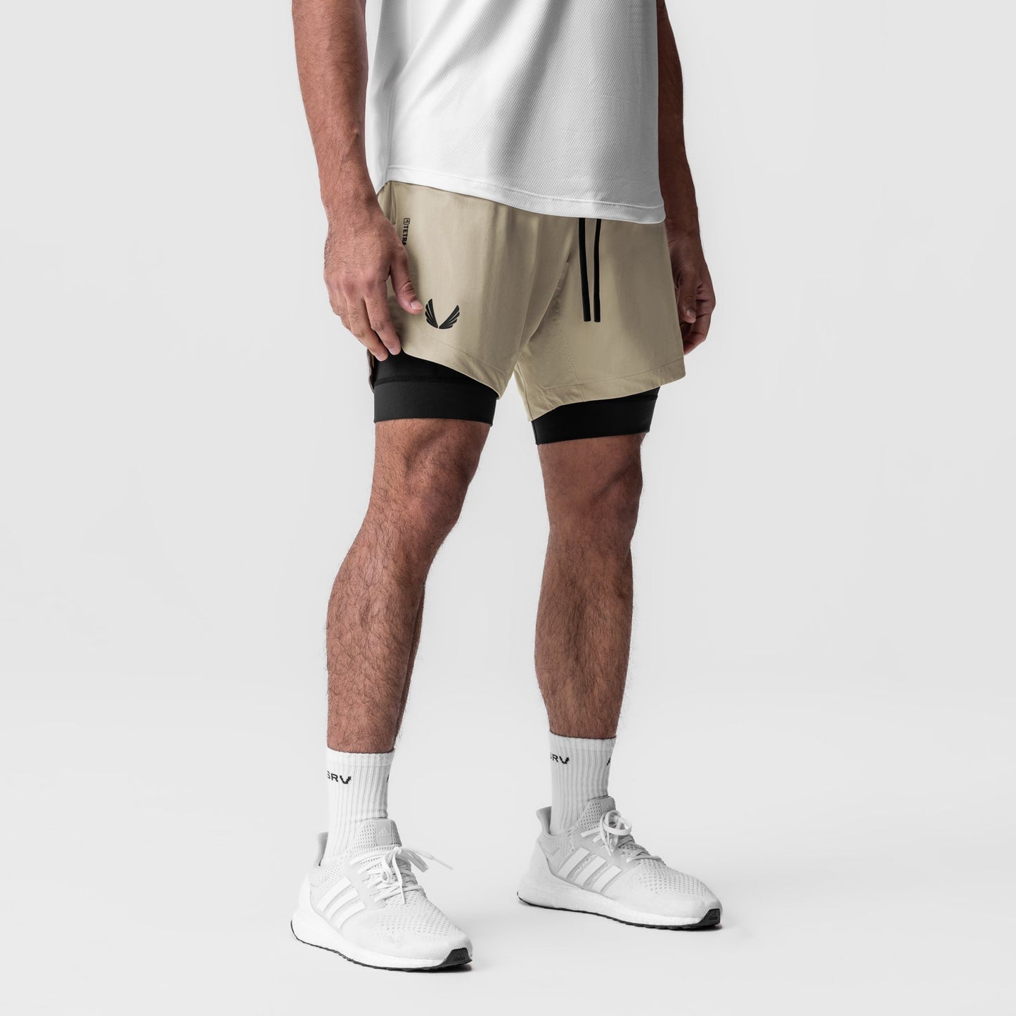 0866. Tetra-Lite® 7" Liner Short Sand Smoke "Wings"/Black | ASRV Online
