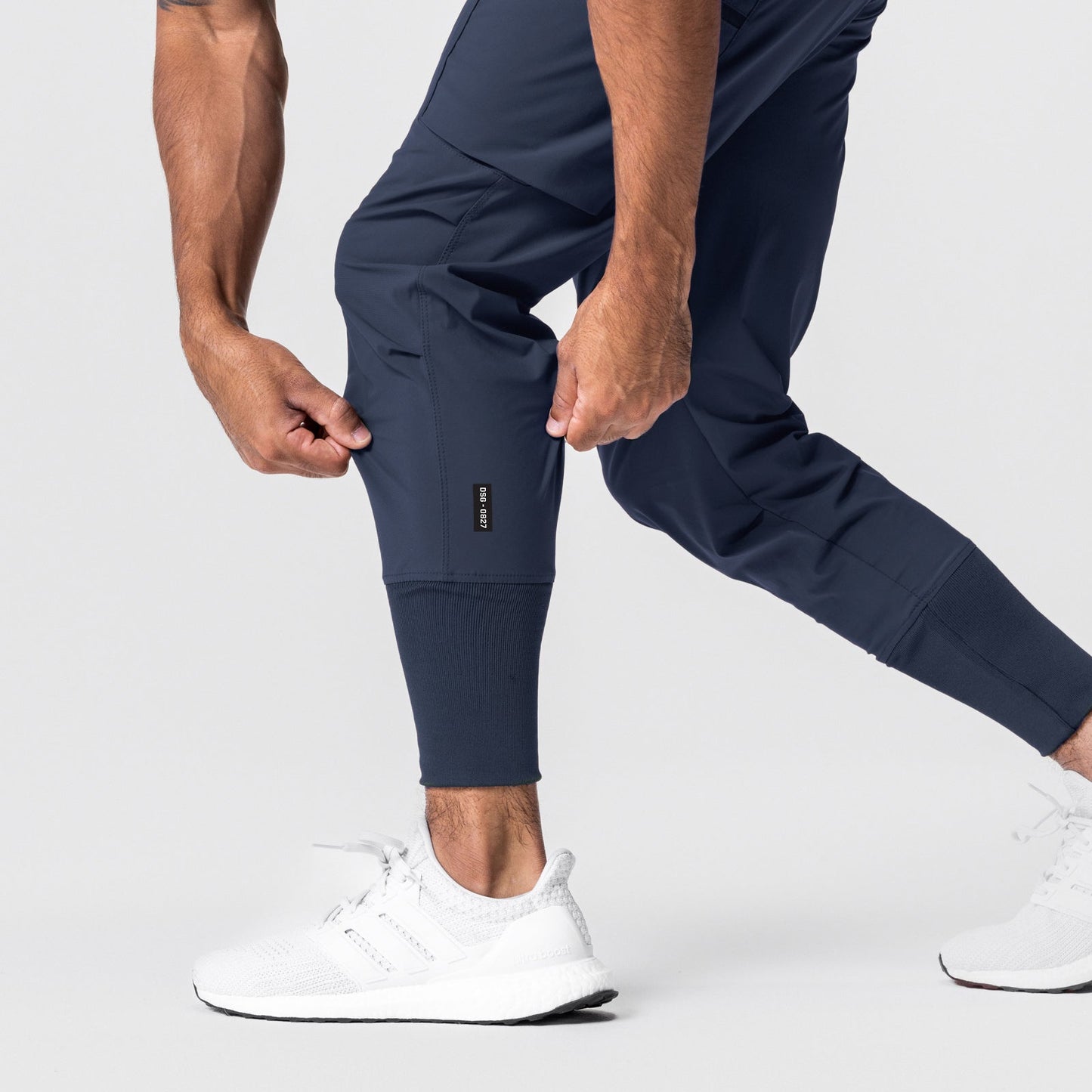 0827. Tetra-Lite® Inlay Pocket High Rib Jogger Navy | ASRV Discount