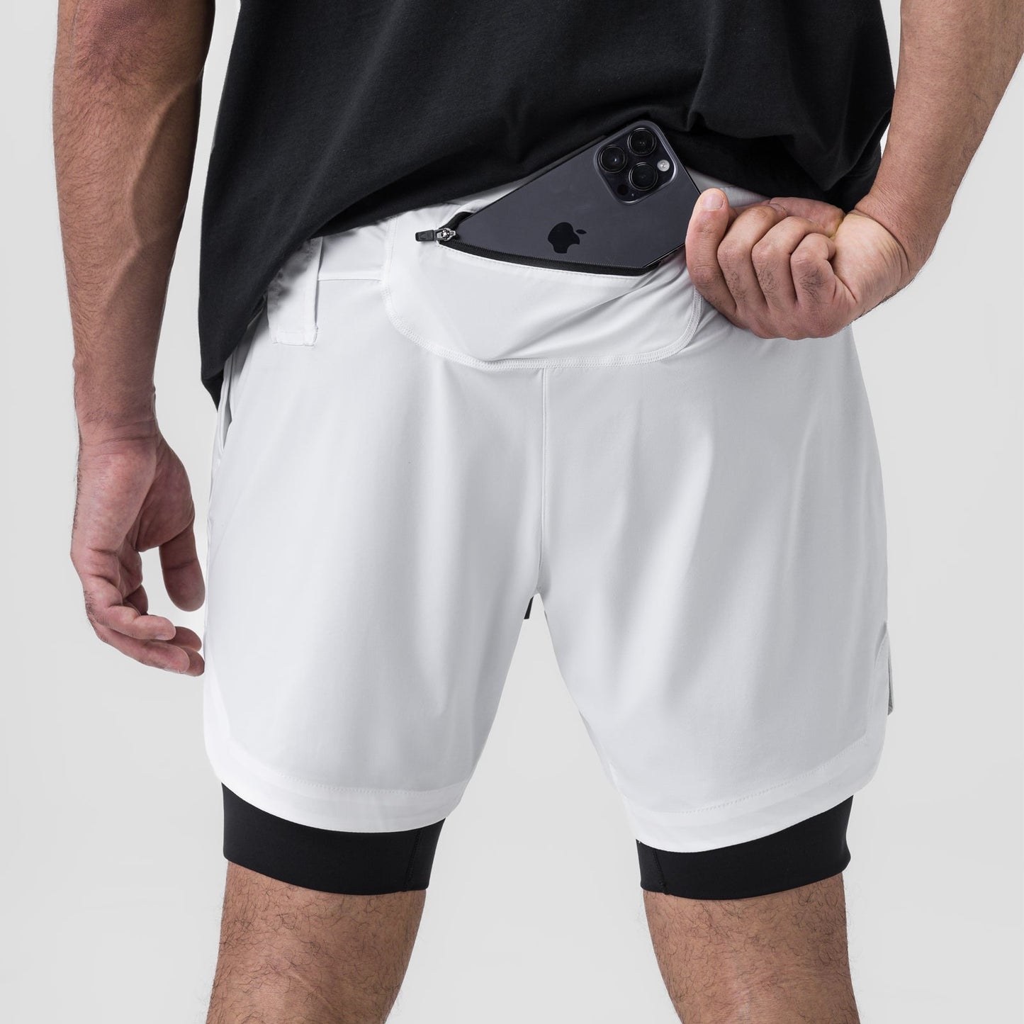 0866. Tetra-Lite® 7" Liner Short White "ASRV"/Black | ASRV sale