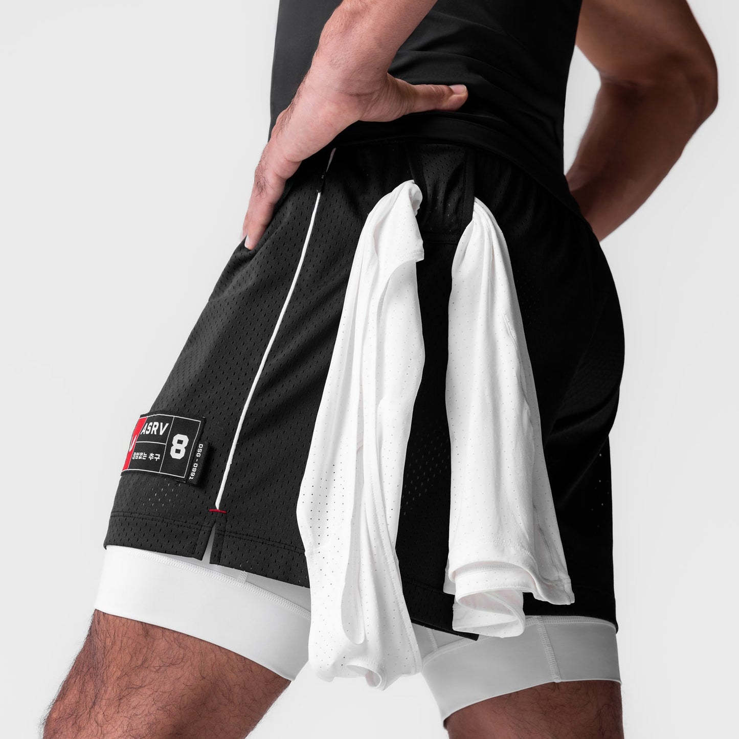 0991. Ion-Mesh 5" Liner Short Black | ASRV Online