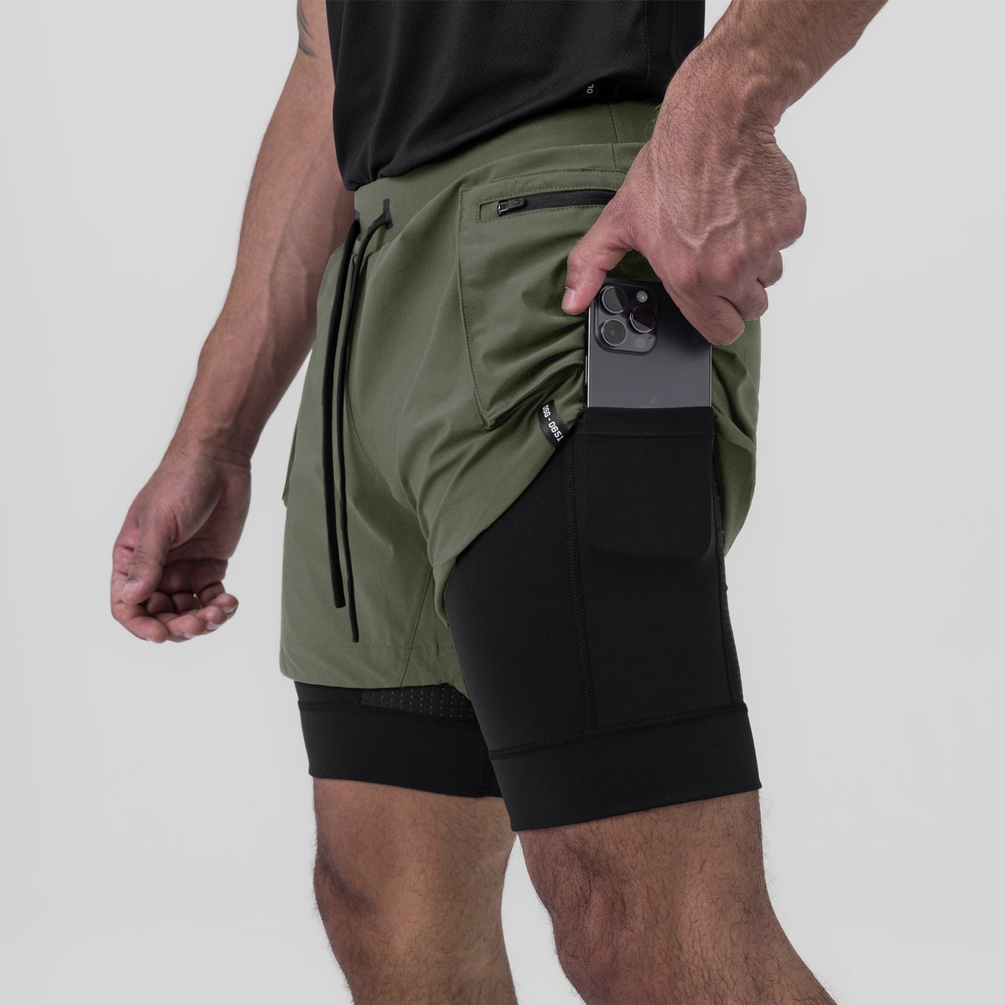 0651. Tetra-Lite® 5" Liner Cargo Short Olive | ASRV US