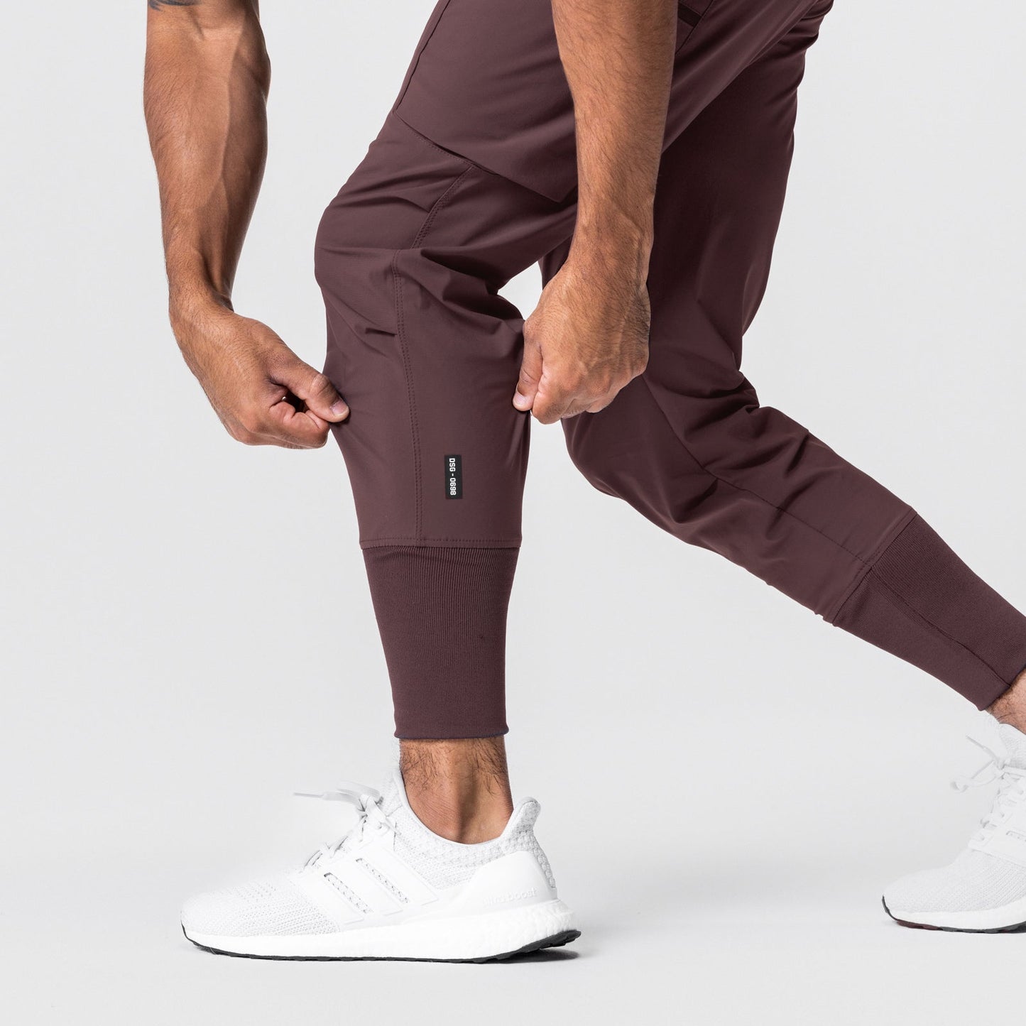 0698. Tetra-Lite® Inlay Pocket High Rib Jogger Plum | ASRV Online