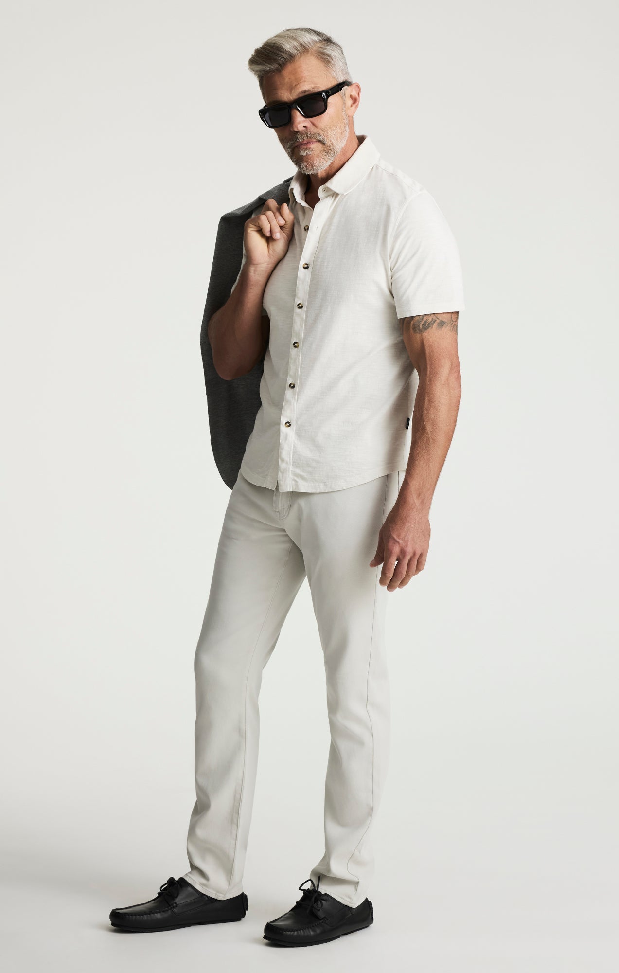 34 Heritage Jersey Shirt In Antique White