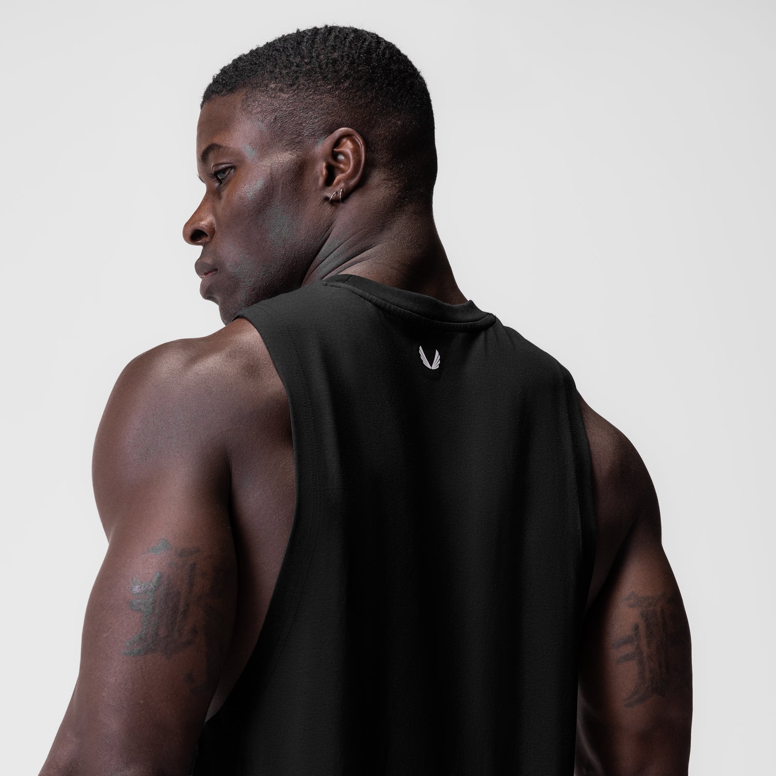 0926. Supima® Muscle Tank Black | ASRV sale