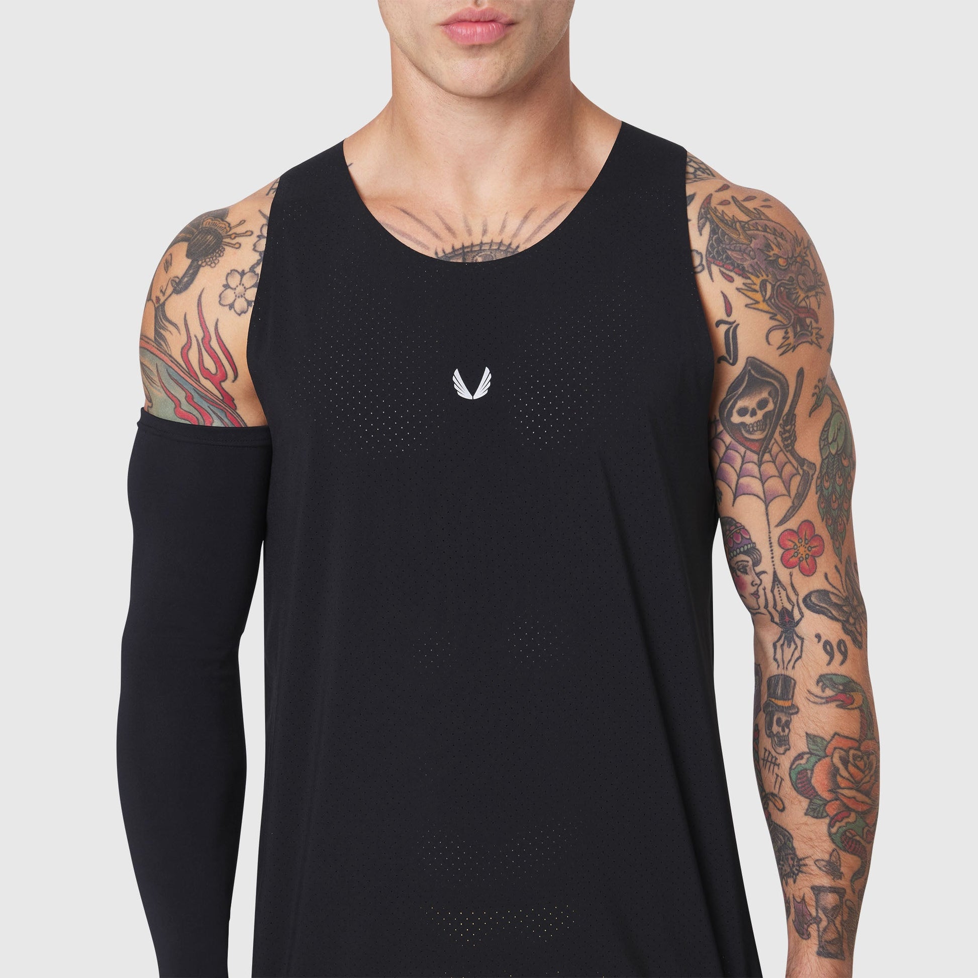 1189. Aerotex™ Perforated Run Tank Black | ASRV on sale