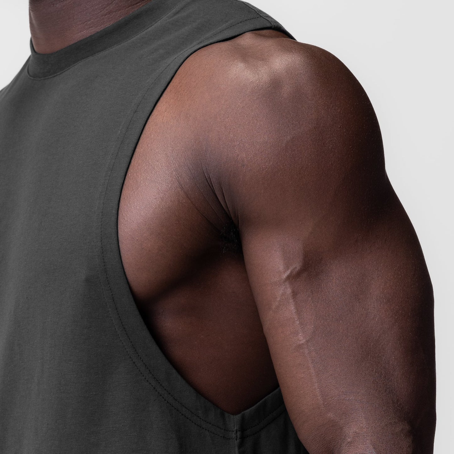 0926. Supima® Muscle Tank Space Grey | ASRV Online
