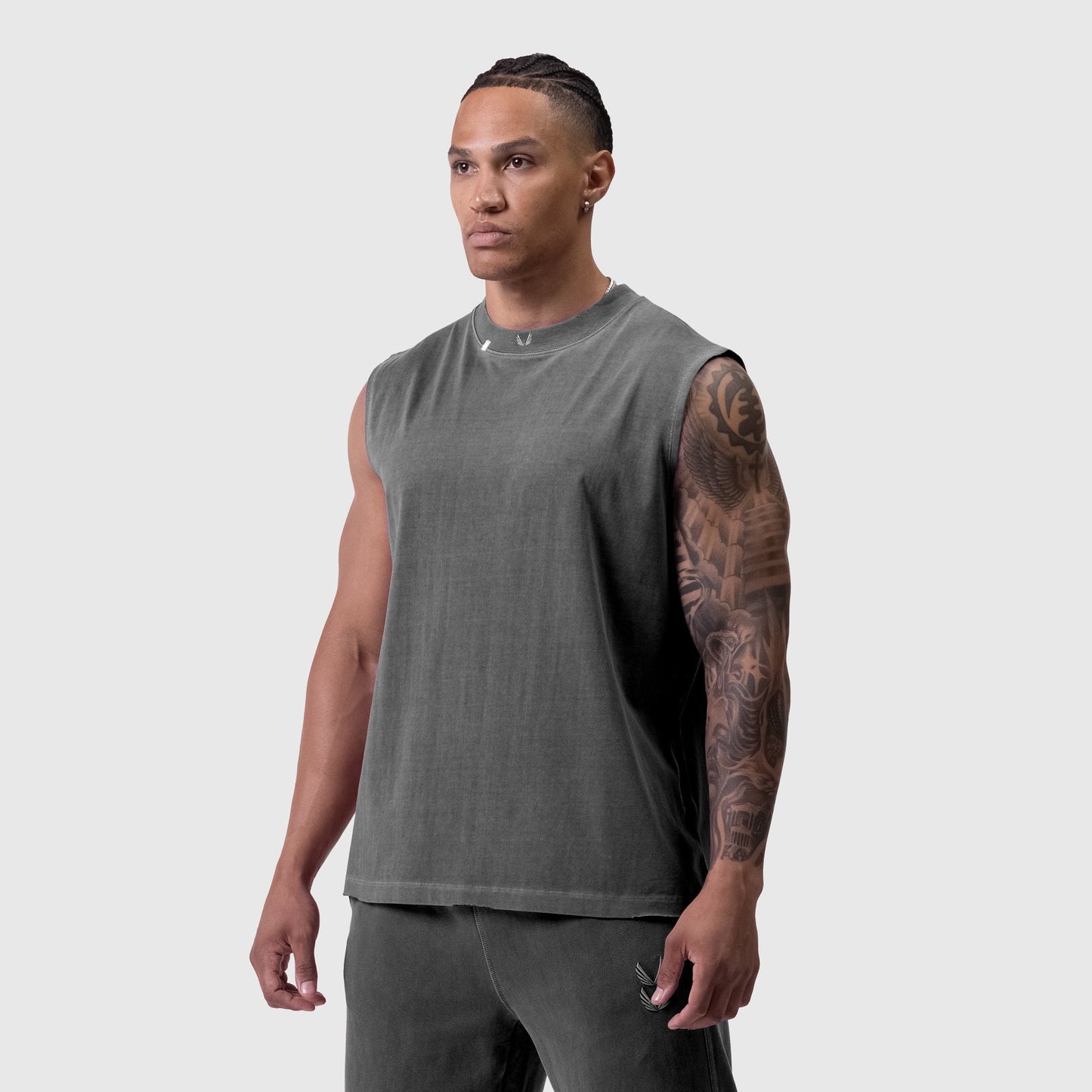 0807. Tech Essential™ Relaxed Cutoff Faded Grey | ASRV near me