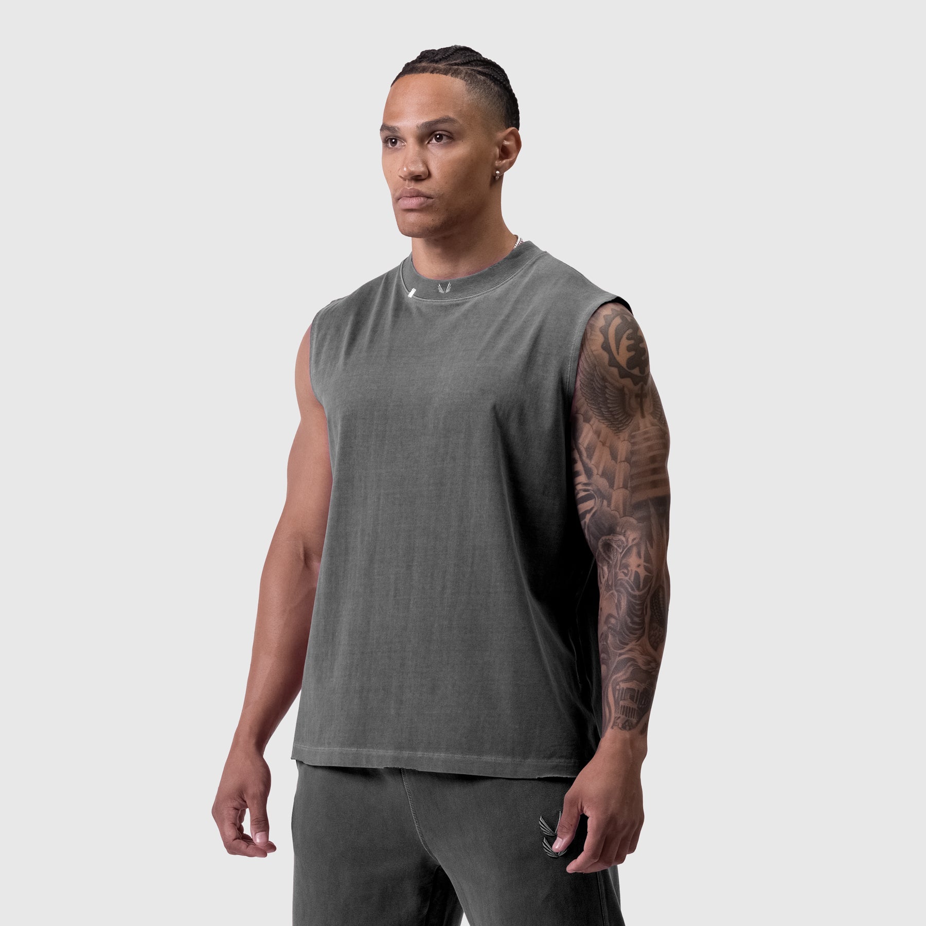 0807. Tech Essential™ Relaxed Cutoff Faded Grey | ASRV near me