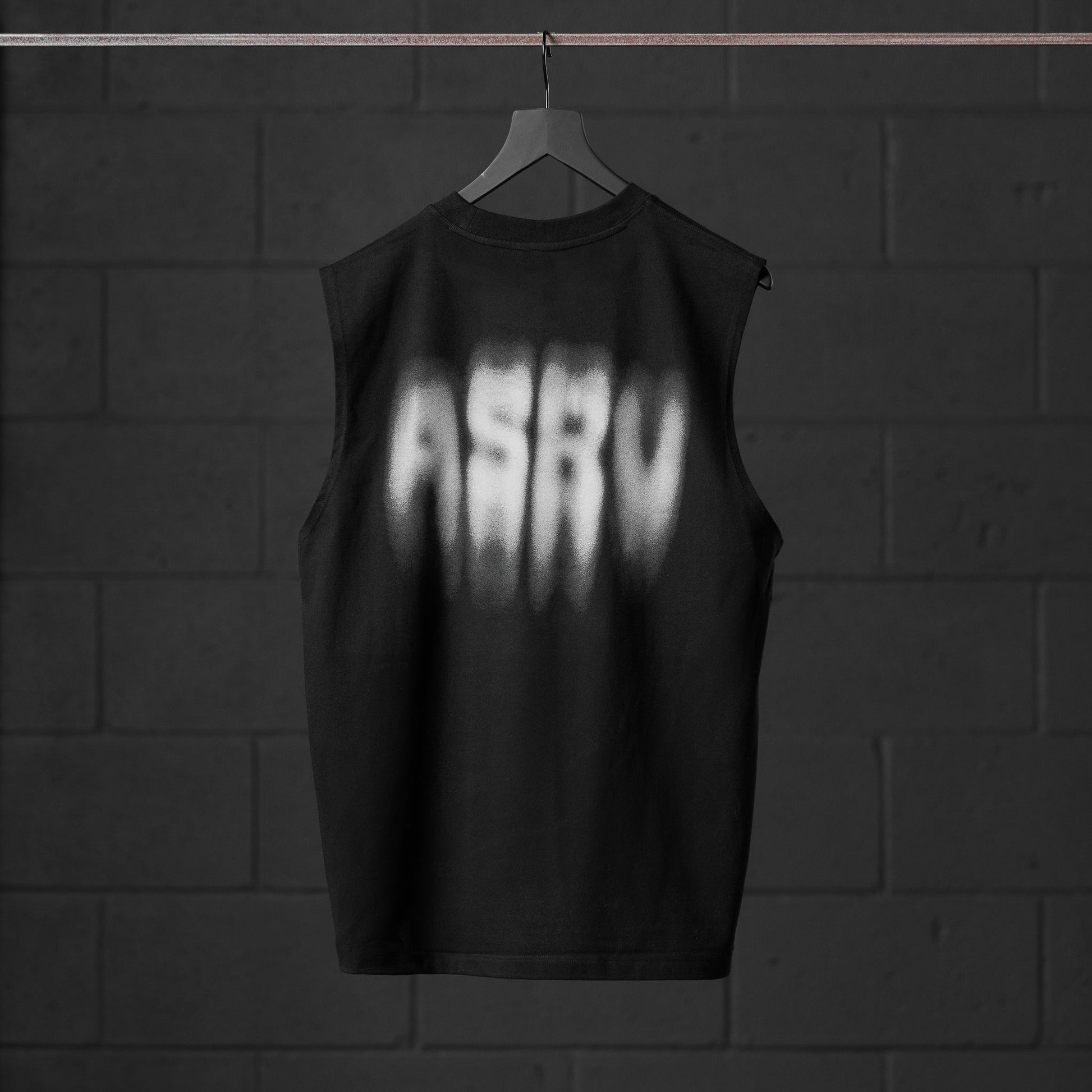 0807. Tech Essential™ Relaxed Cutoff Black "Motion Blur" | ASRV sale