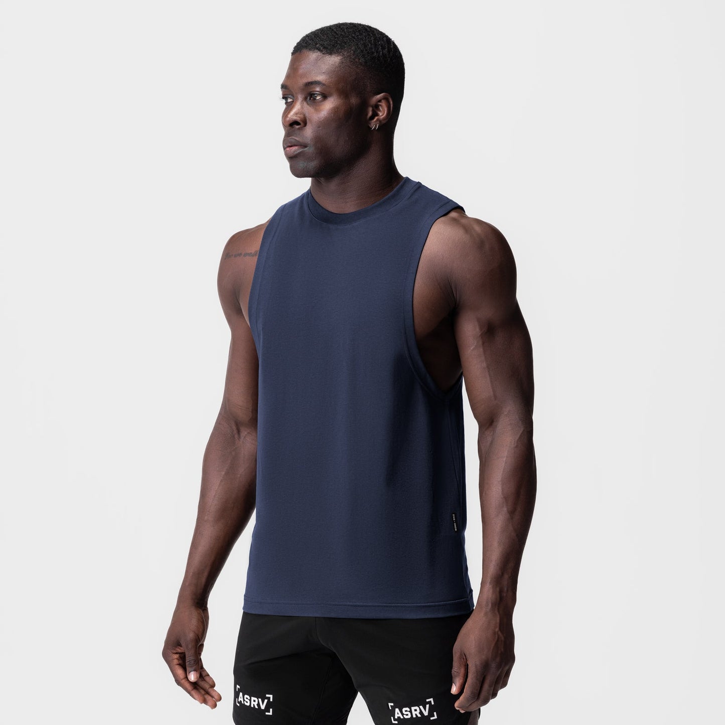 0926. Supima® Muscle Tank Navy | ASRV on sale