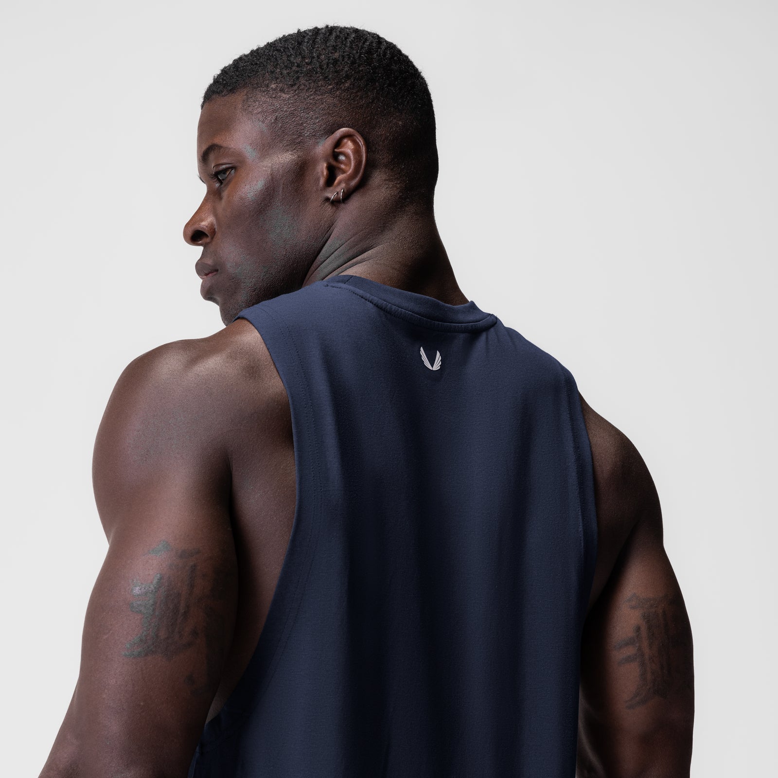 0926. Supima® Muscle Tank Navy | ASRV on sale