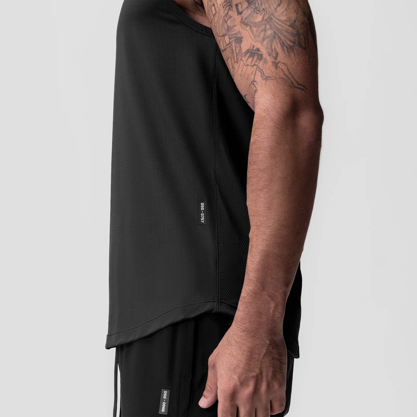 0757. AeroSilver® Cutoff Tank Black "ASRV" | ASRV for sale