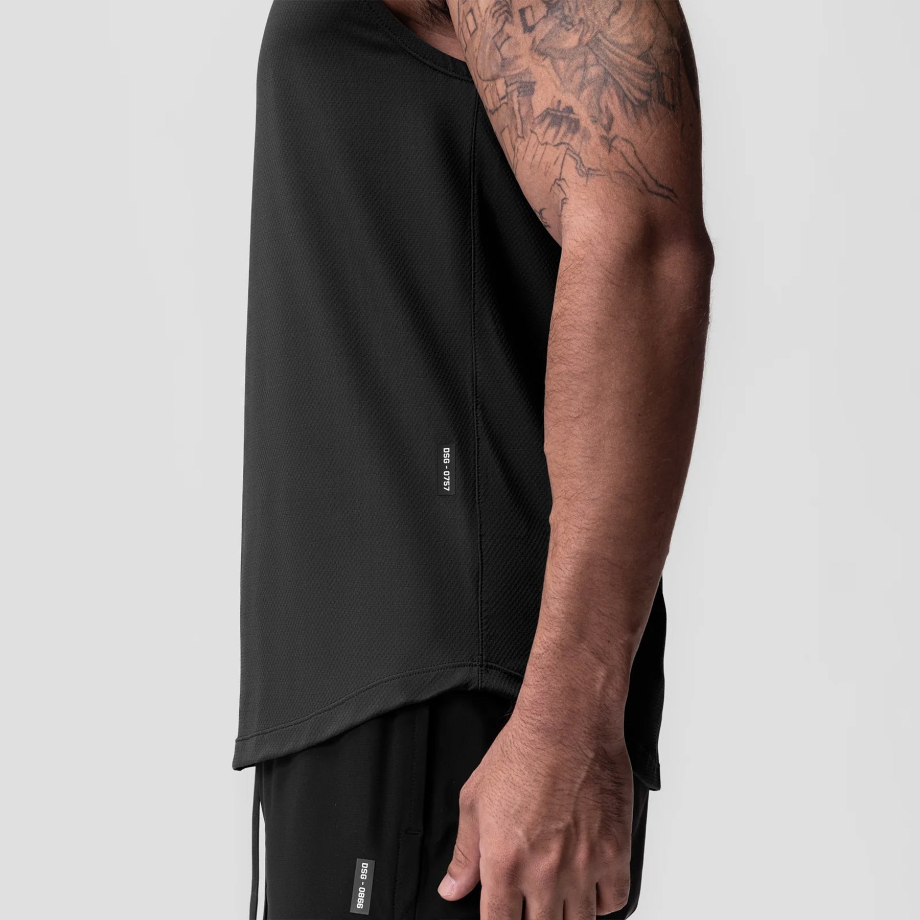0757. AeroSilver® Cutoff Tank Black "ASRV" | ASRV for sale