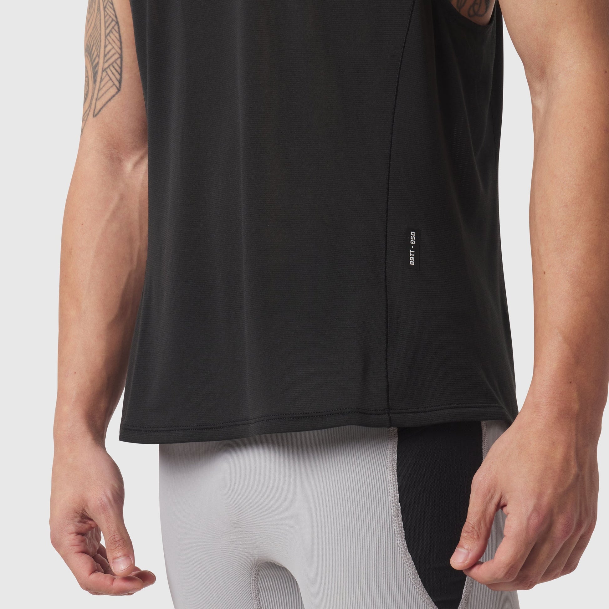 1168. Polartec® Delta Singlet Black | ASRV US