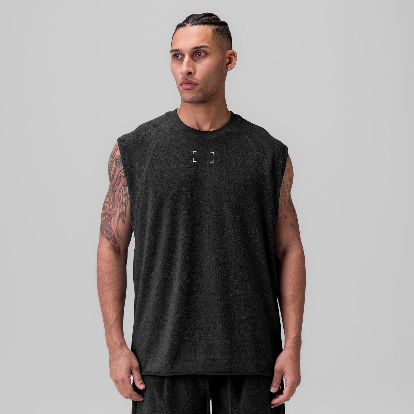 1092. Towel Terry Cutoff Black | ASRV sale