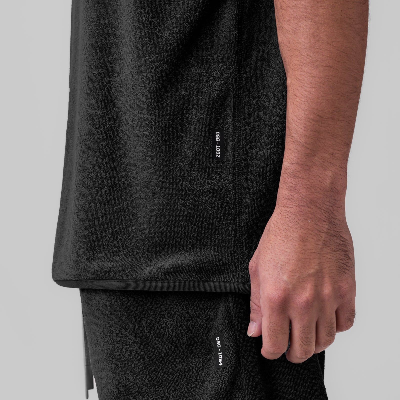 1092. Towel Terry Cutoff Black | ASRV sale