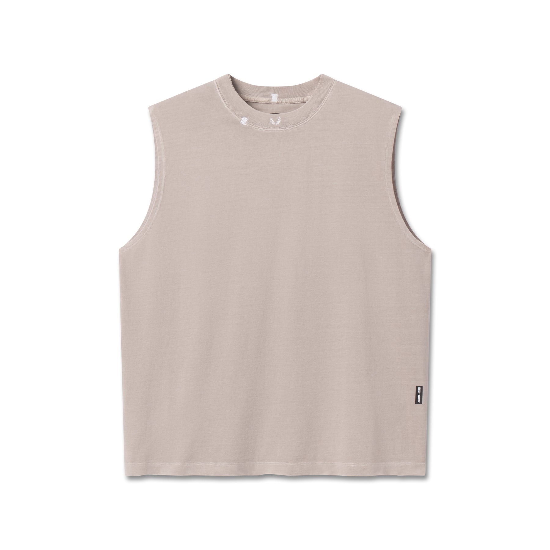 0807. Tech Essential™ Relaxed Cutoff Faded Chai | ASRV on sale