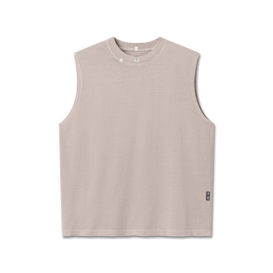 0807. Tech Essential™ Relaxed Cutoff Faded Chai | ASRV on sale