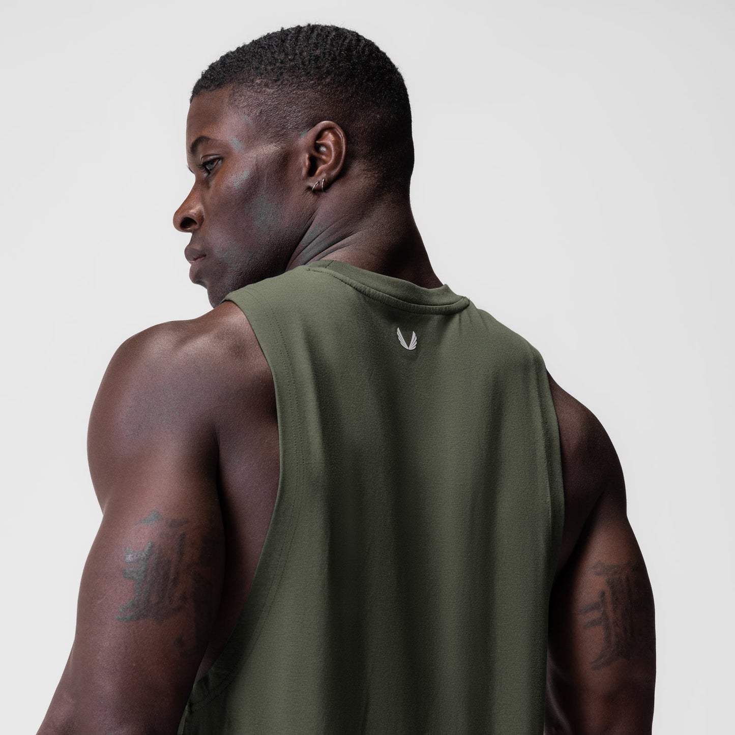 0926. Supima® Muscle Tank Olive | ASRV for sale