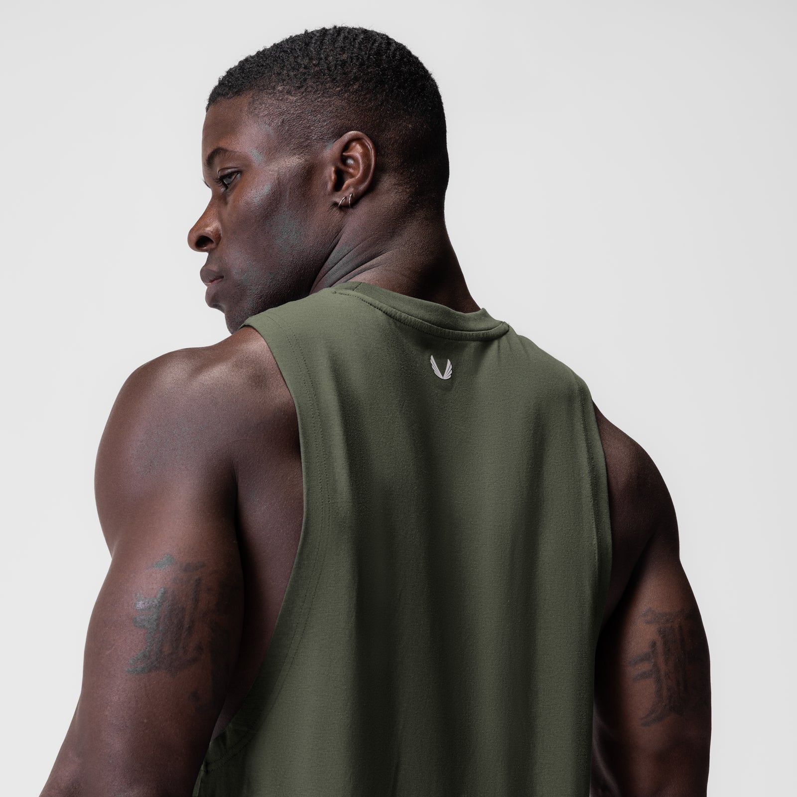 0926. Supima® Muscle Tank Olive | ASRV for sale