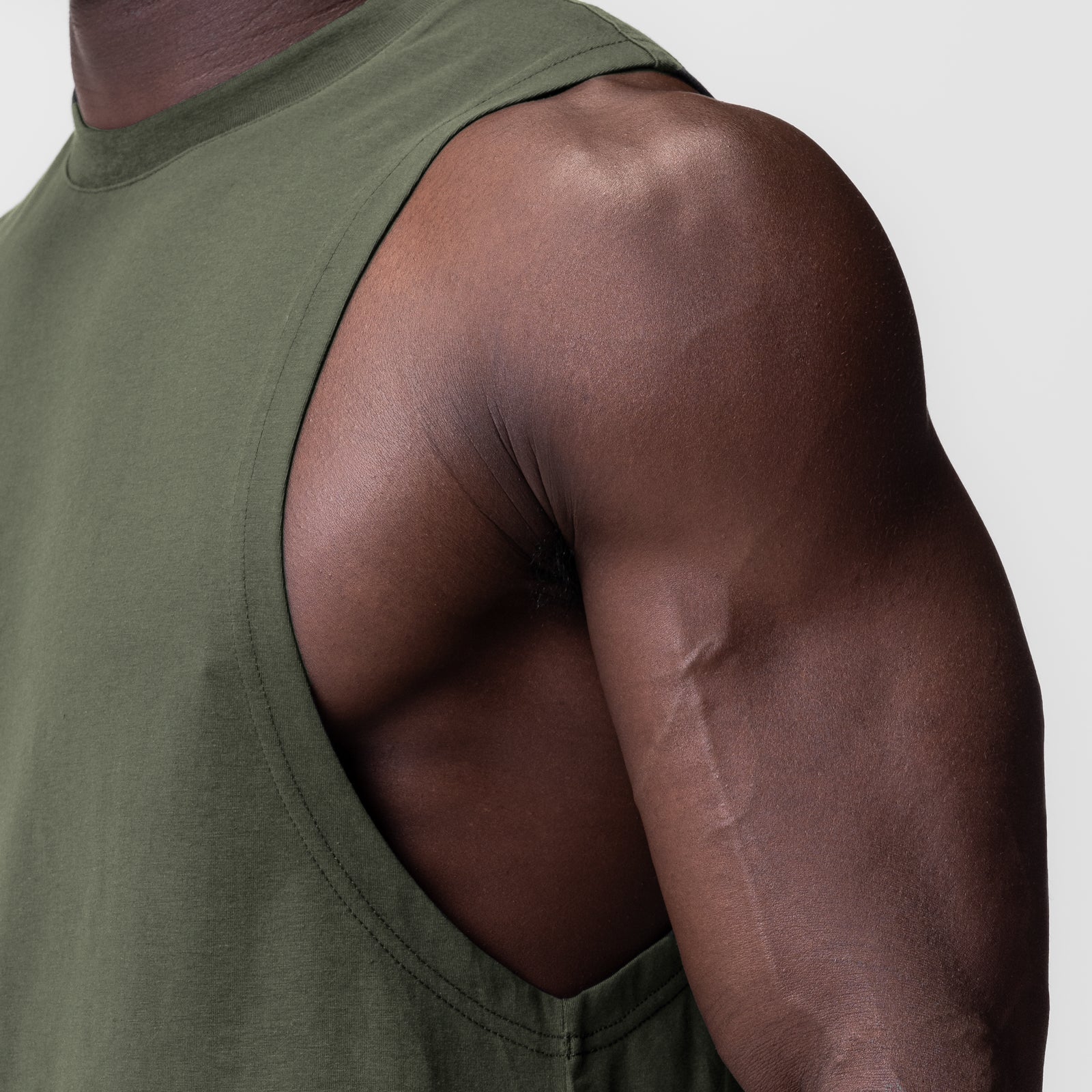 0926. Supima® Muscle Tank Olive | ASRV for sale