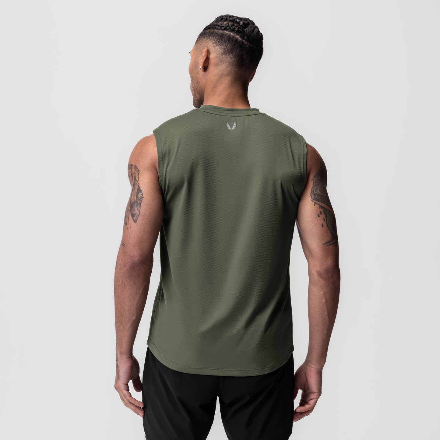 0757. AeroSilver® Cutoff Tank Olive | ASRV Online
