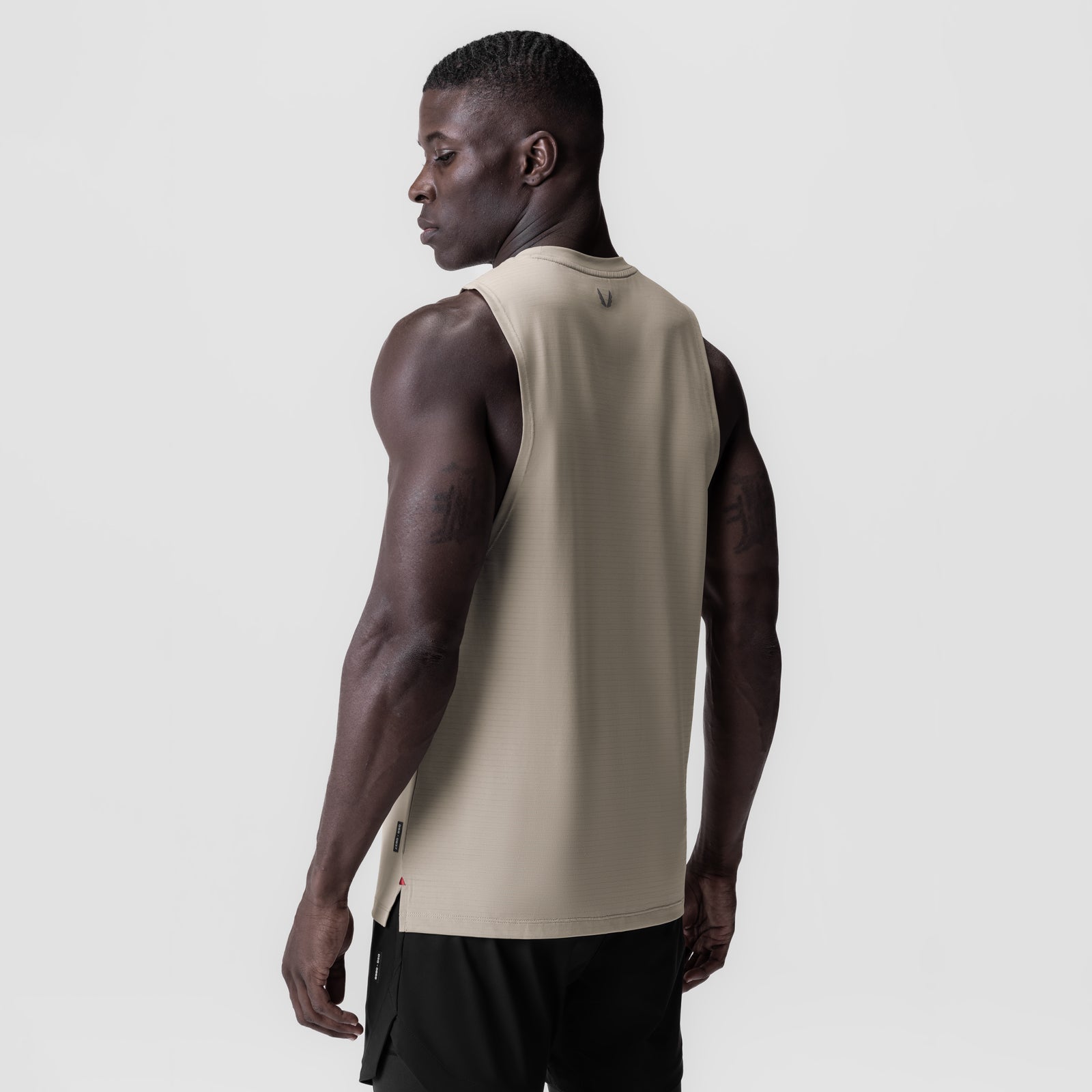 0837. 3D-Lite® 2.0 Lycra® Muscle Tank Sand Smoke "RP" | ASRV discount