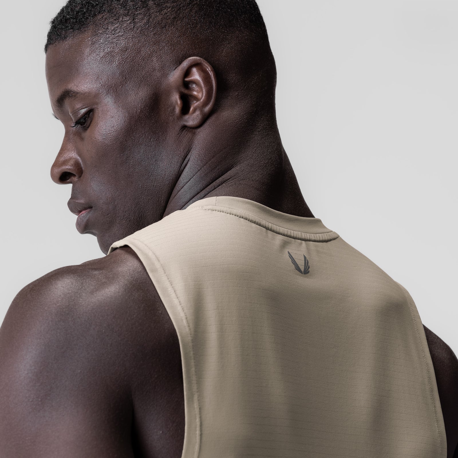 0837. 3D-Lite® 2.0 Lycra® Muscle Tank Sand Smoke "RP" | ASRV discount