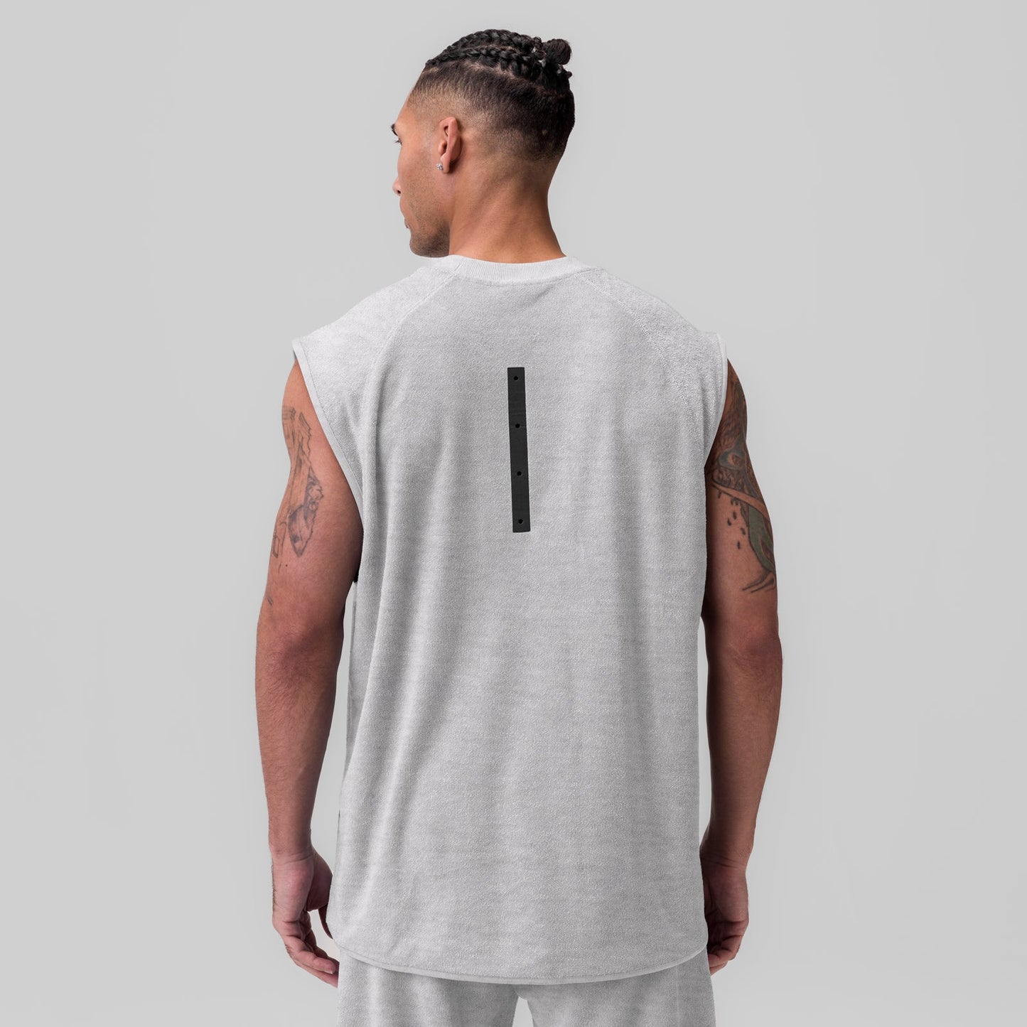 1092. Towel Terry Cutoff Heather Grey | ASRV US