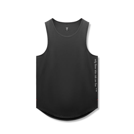 0830. AeroSilver® Tank Top Black "OTWR" | ASRV sale