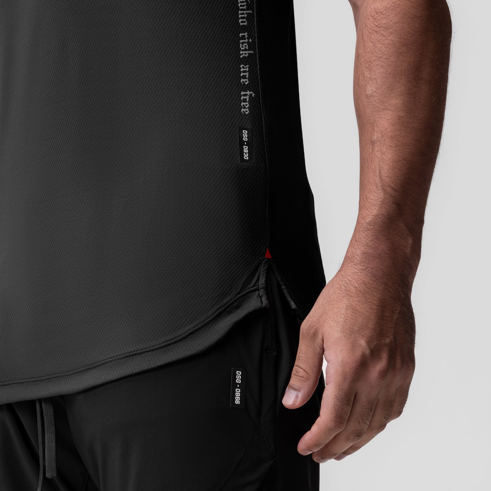 0830. AeroSilver® Tank Top Black "OTWR" | ASRV sale