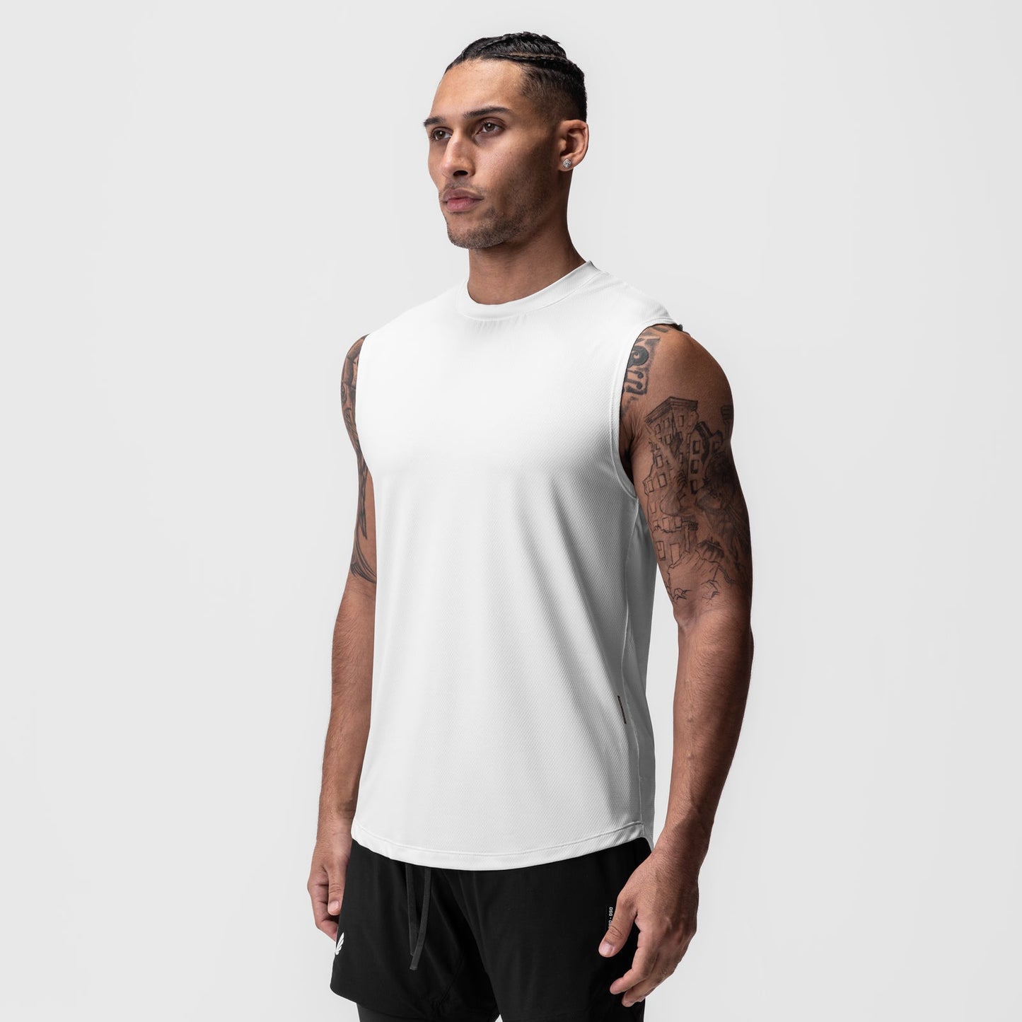 0757. AeroSilver® Cutoff Tank White | ASRV for sale