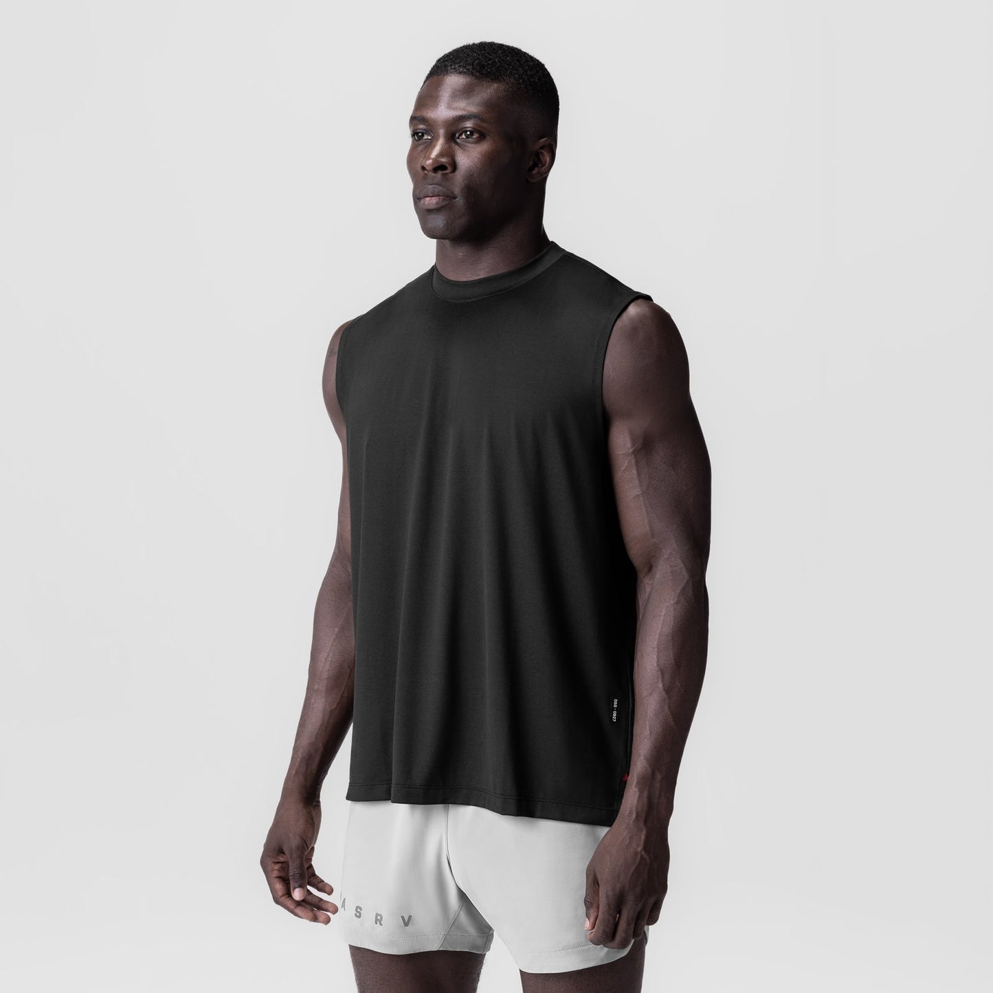 0927. 3D-Lite® 2.0 Lycra® Relaxed Cutoff Black | ASRV discount