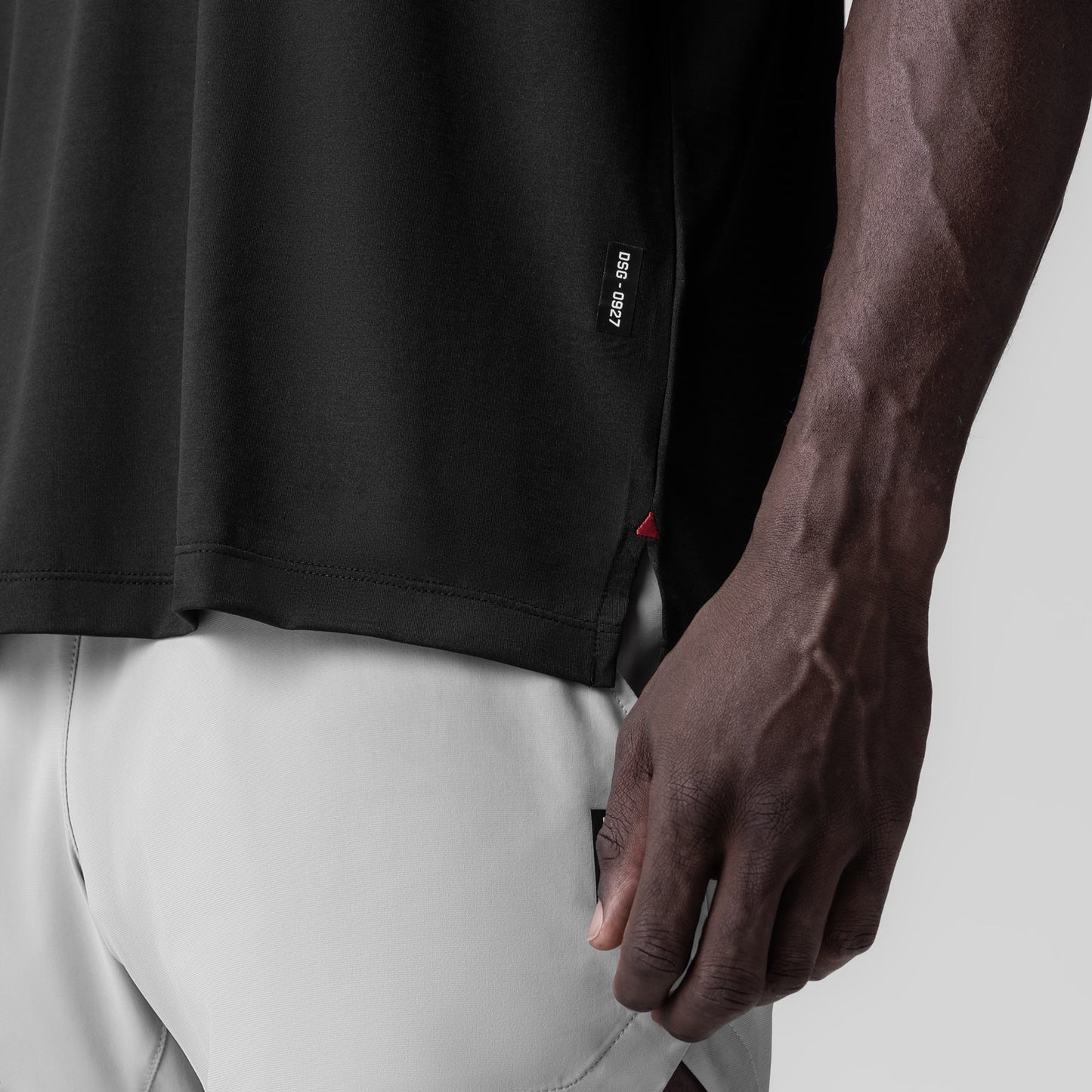0927. 3D-Lite® 2.0 Lycra® Relaxed Cutoff Black | ASRV discount