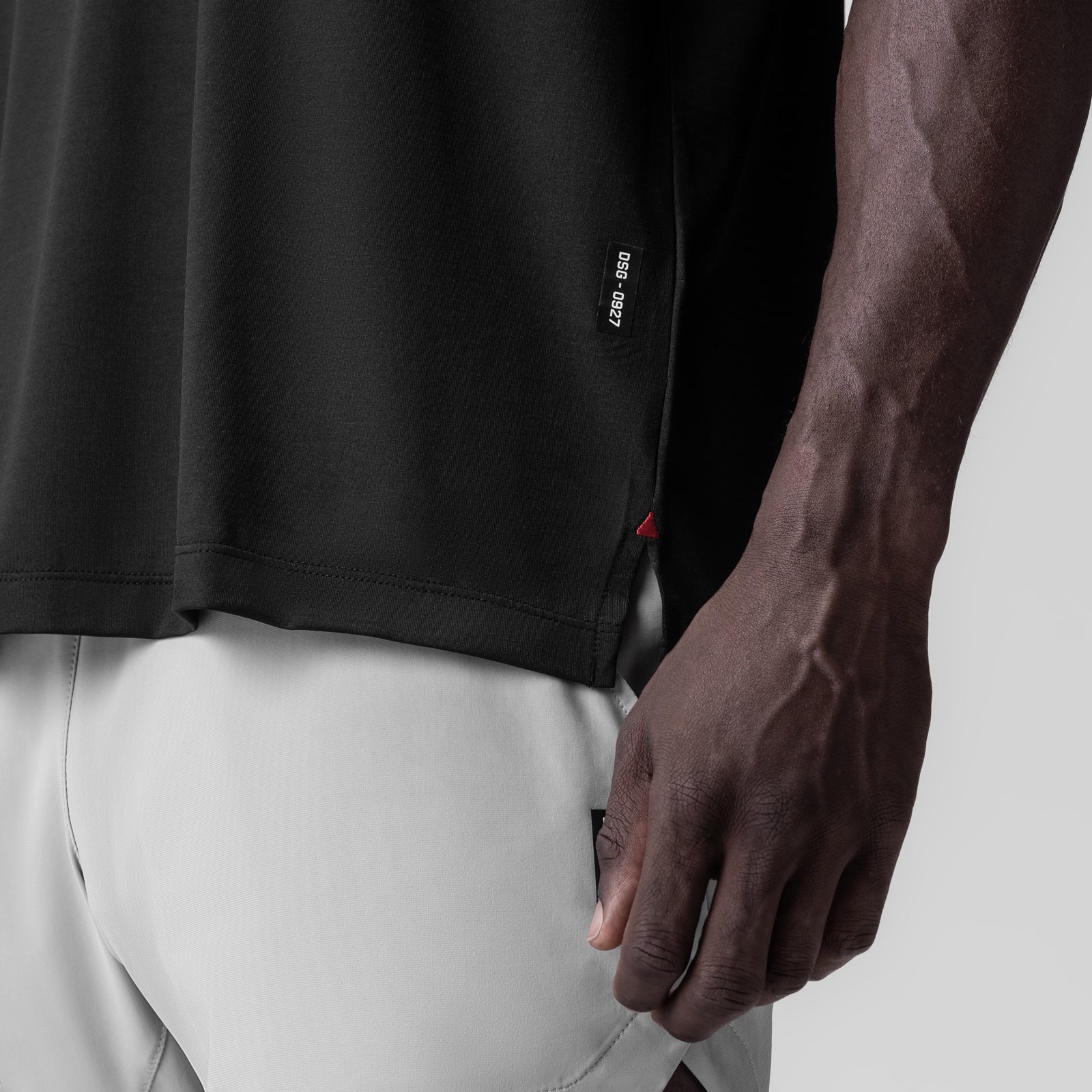 0927. 3D-Lite® 2.0 Lycra® Relaxed Cutoff Black | ASRV discount