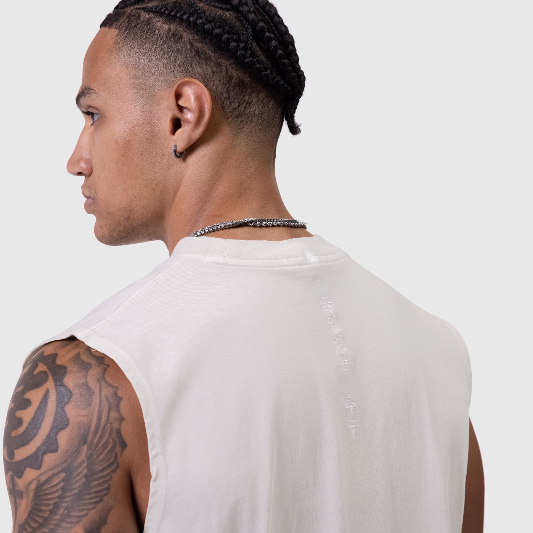 0807. Tech Essential™ Relaxed Cutoff Faded Stone | ASRV Discount