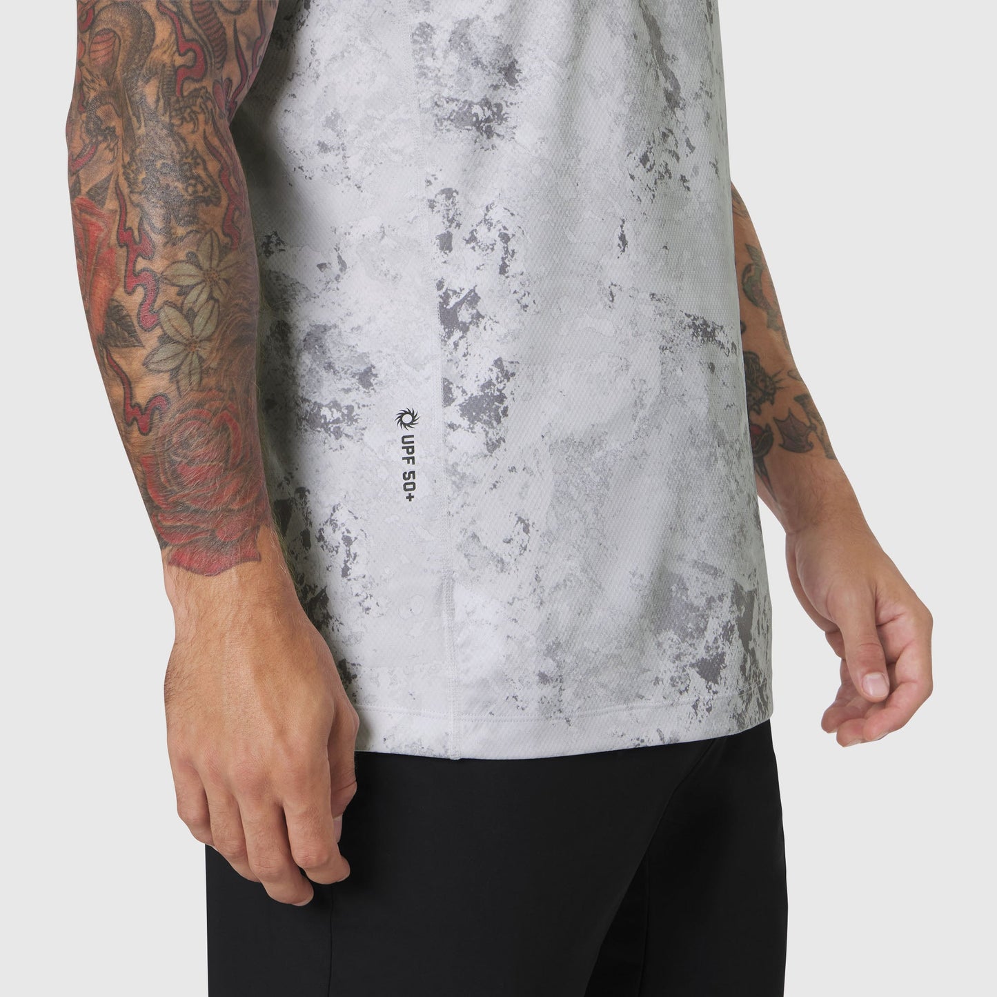 1191. AEROSILVER® UPF50+ Run Tee Sedona Snow Camo | ASRV for sale