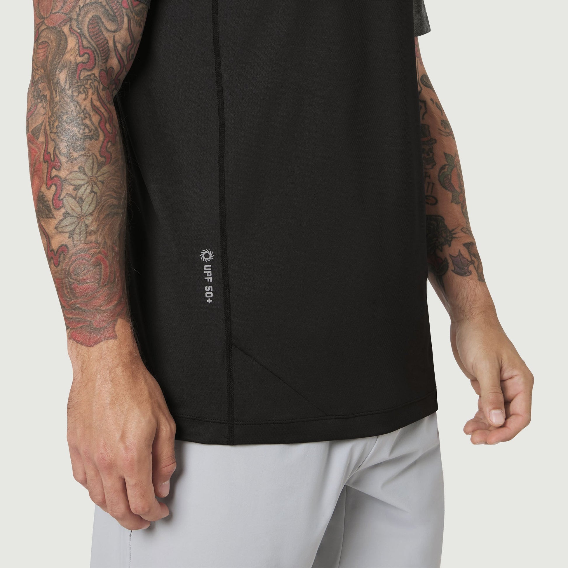 1191. AEROSILVER® UPF50+ Run Tee Black | ASRV discount