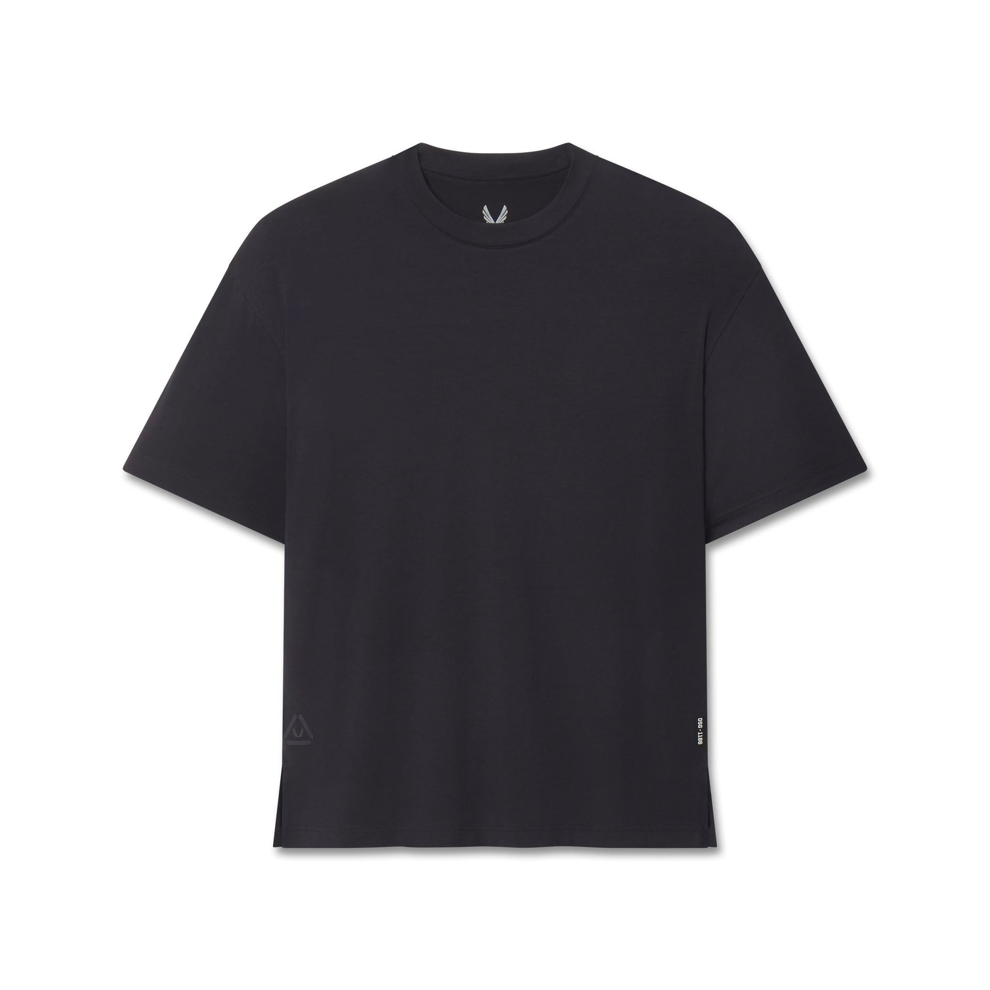 1186. SUPIMA® Ice-Skin™ Reversible Tee Black/Black | ASRV Online