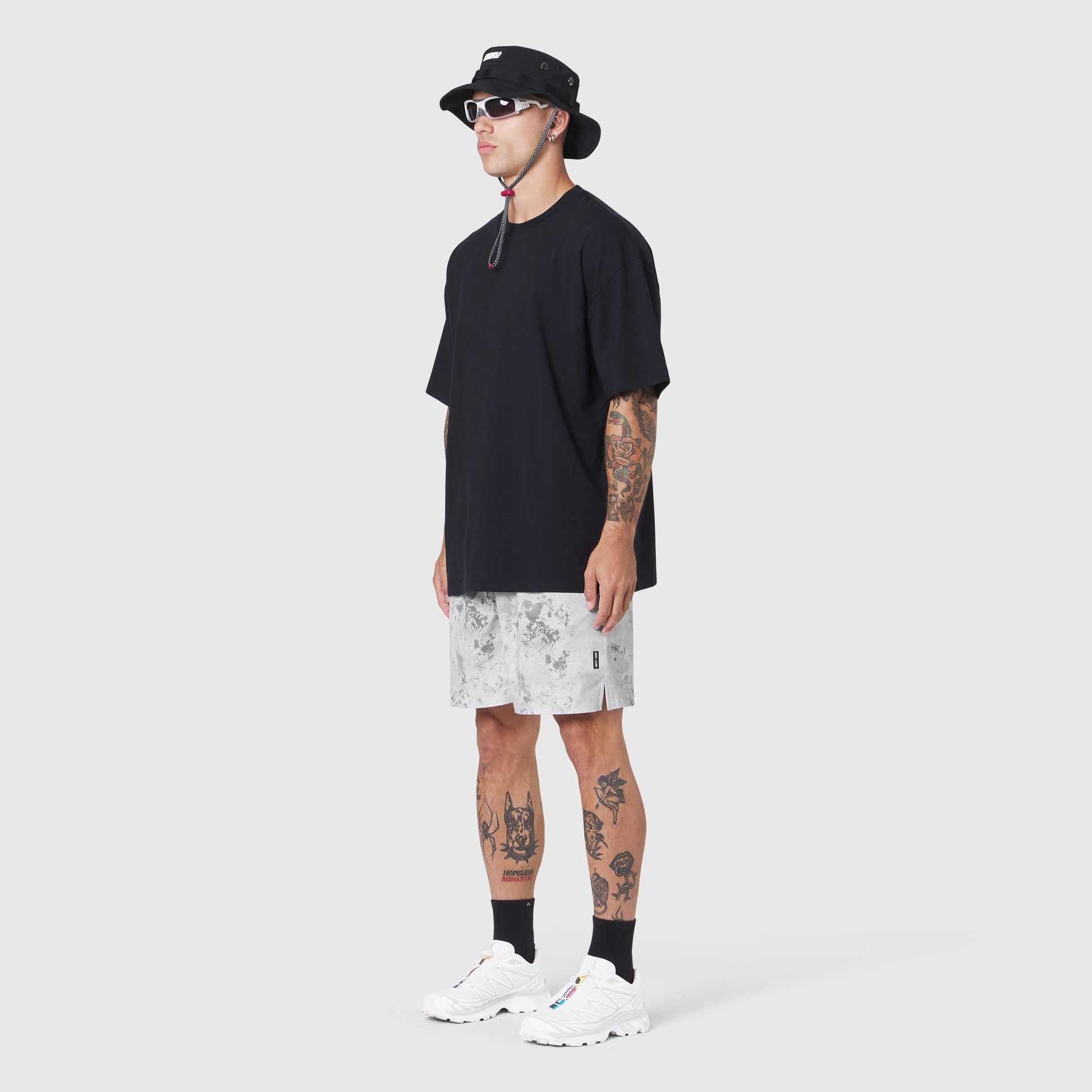 1186. SUPIMA® Ice-Skin™ Reversible Tee Black/Black | ASRV Online
