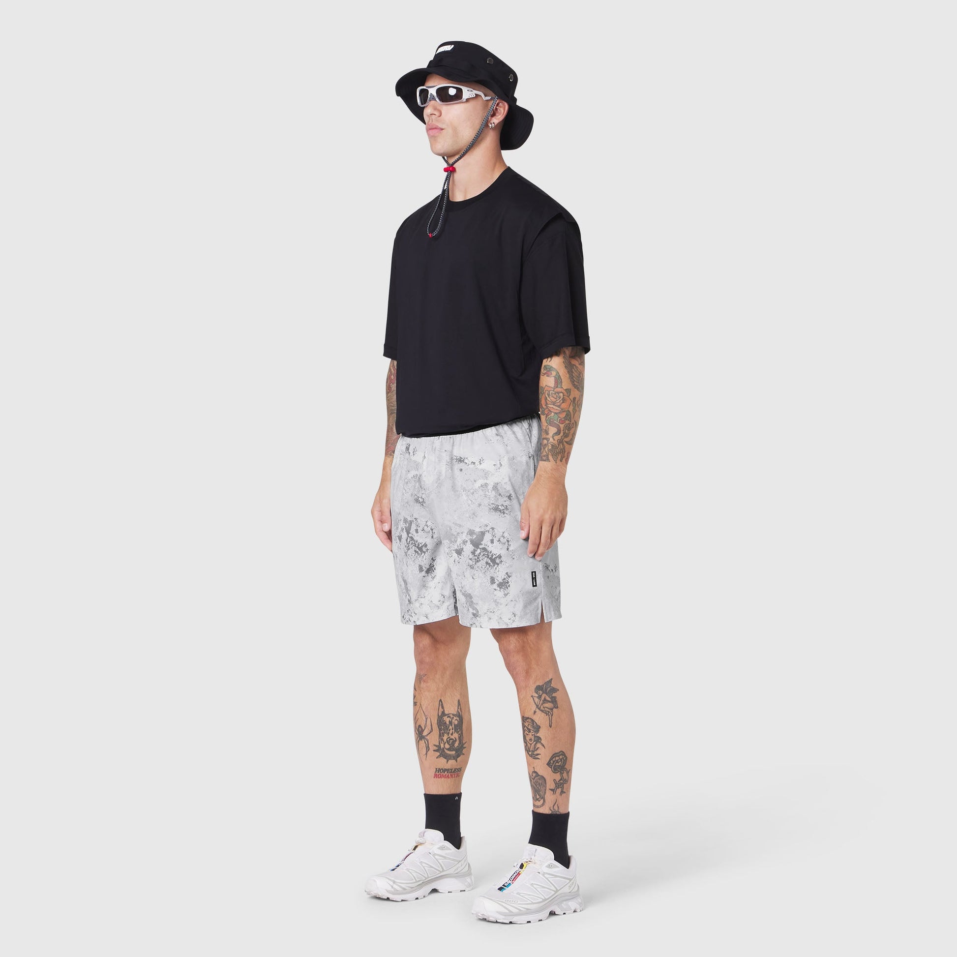 1186. SUPIMA® Ice-Skin™ Reversible Tee Black/Black | ASRV Online