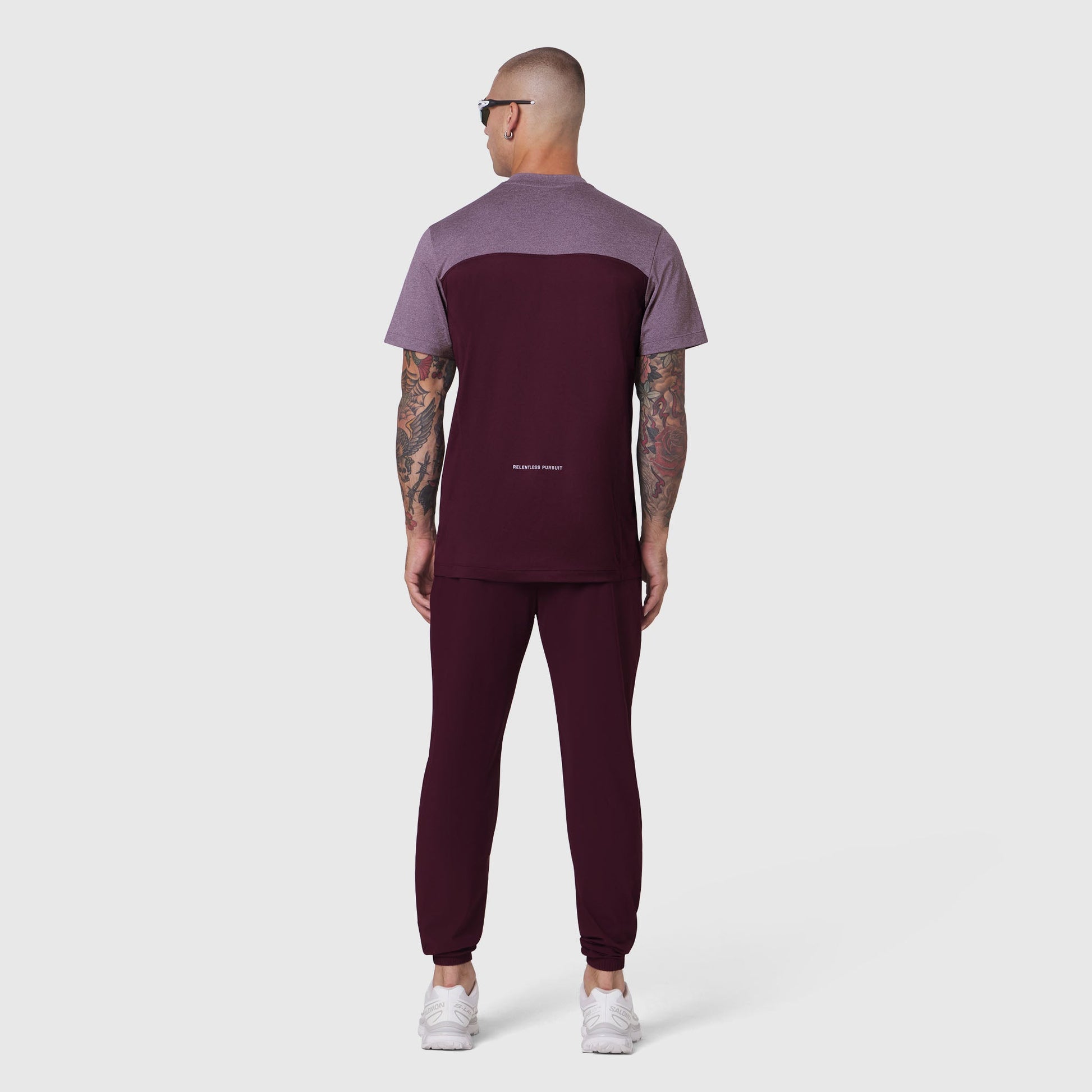 1191. AEROSILVER® UPF50+ Run Tee Merlot | ASRV Discount