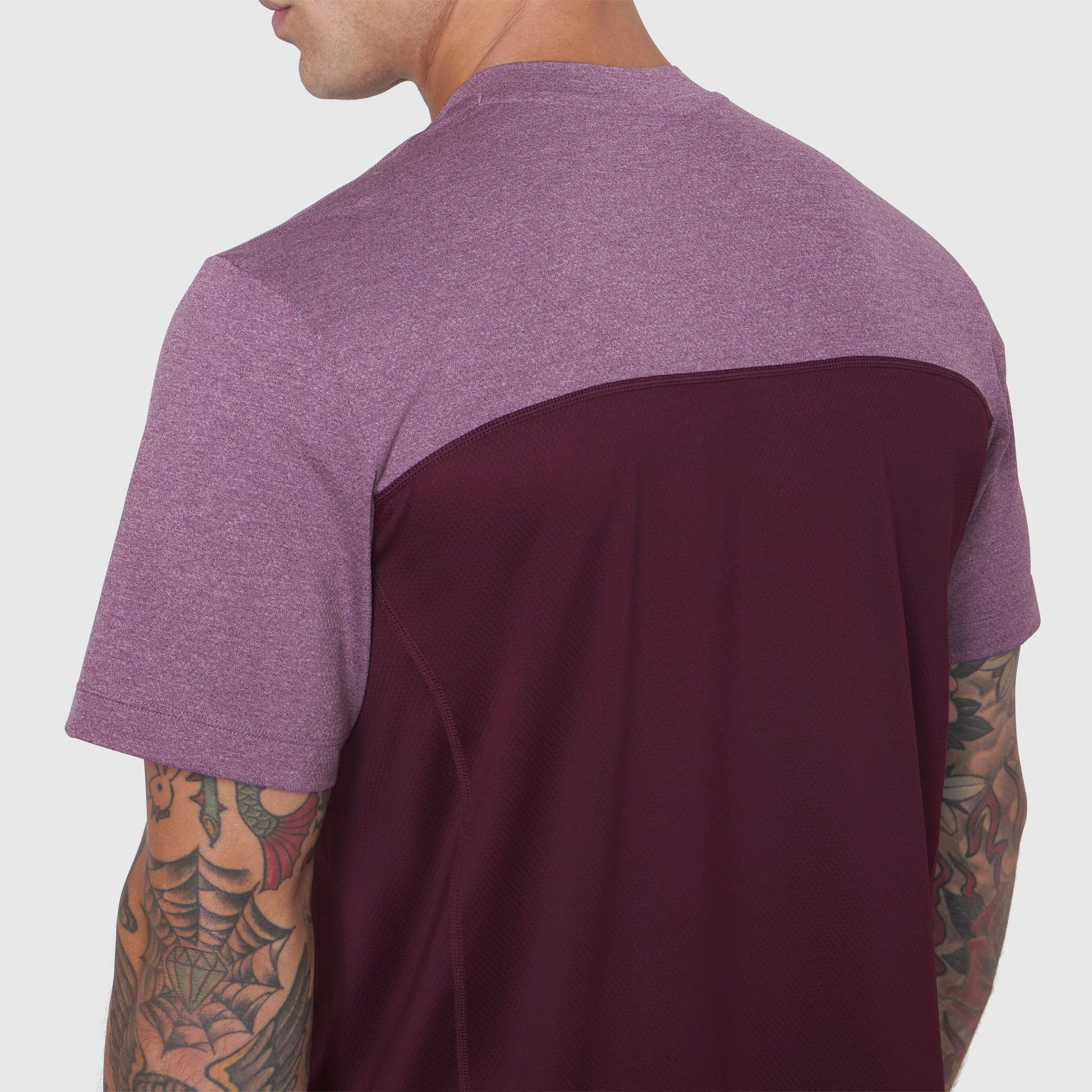 1191. AEROSILVER® UPF50+ Run Tee Merlot | ASRV Discount
